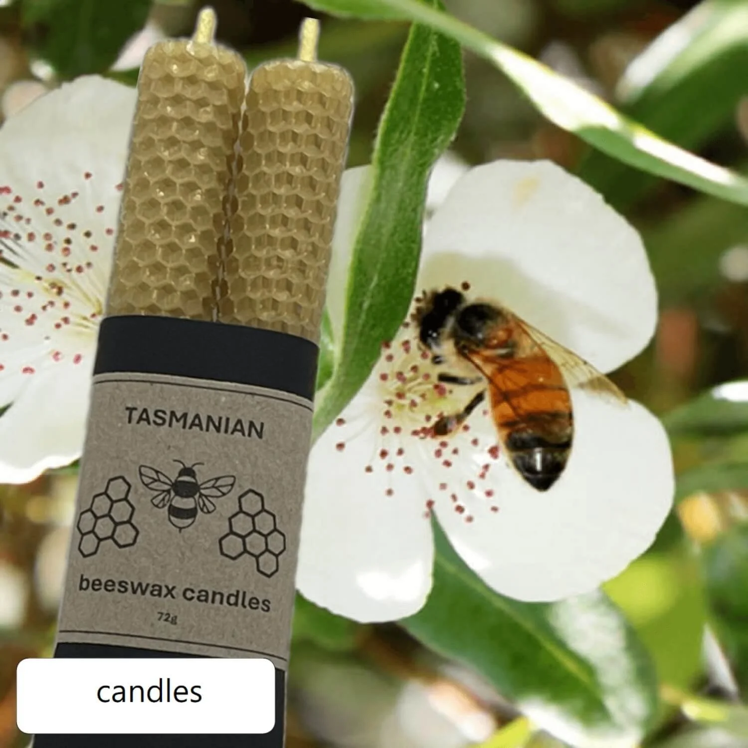 Tasmanian Soap Farm-beeswax candles