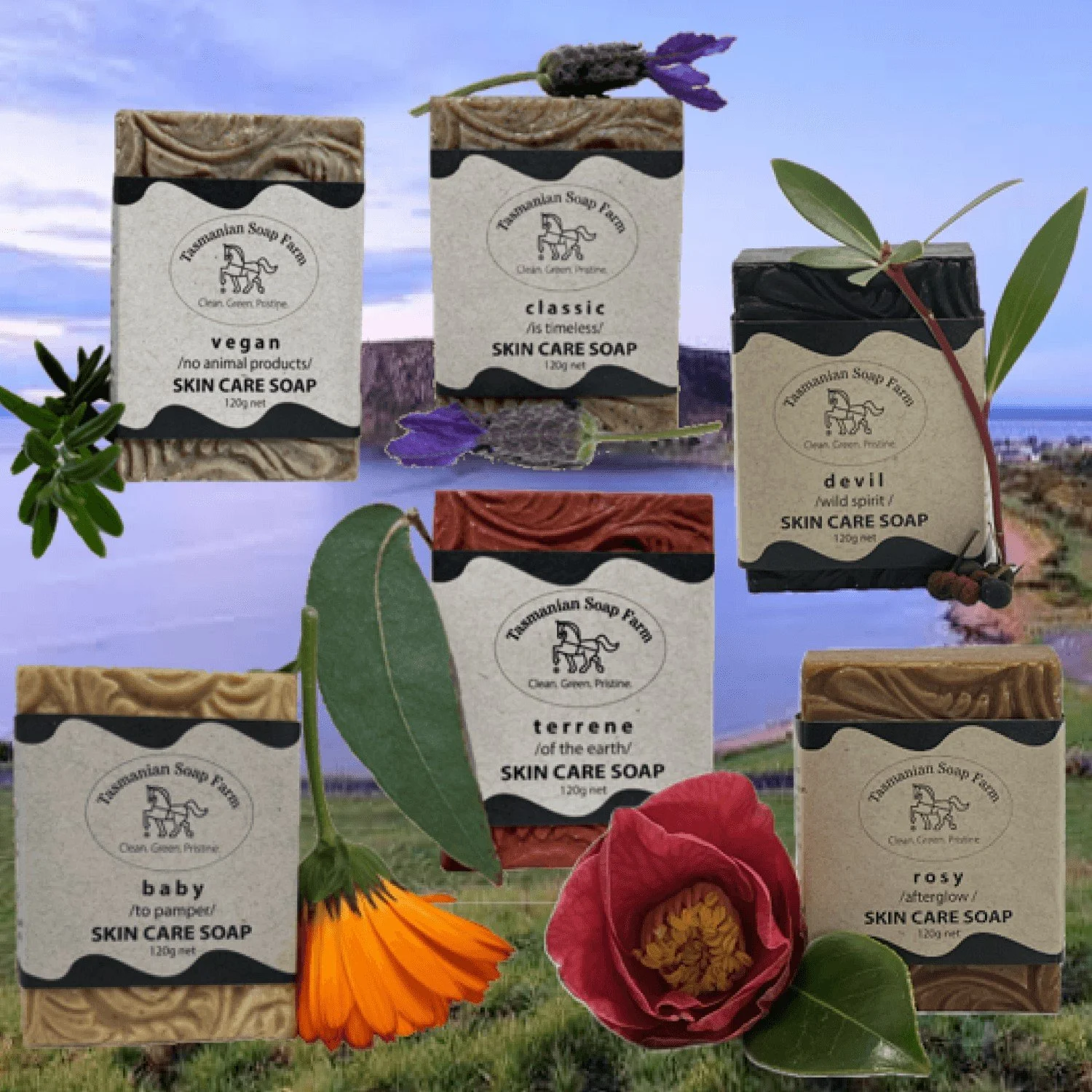 Tasmanian Soap Farm ecoband skin care soaps