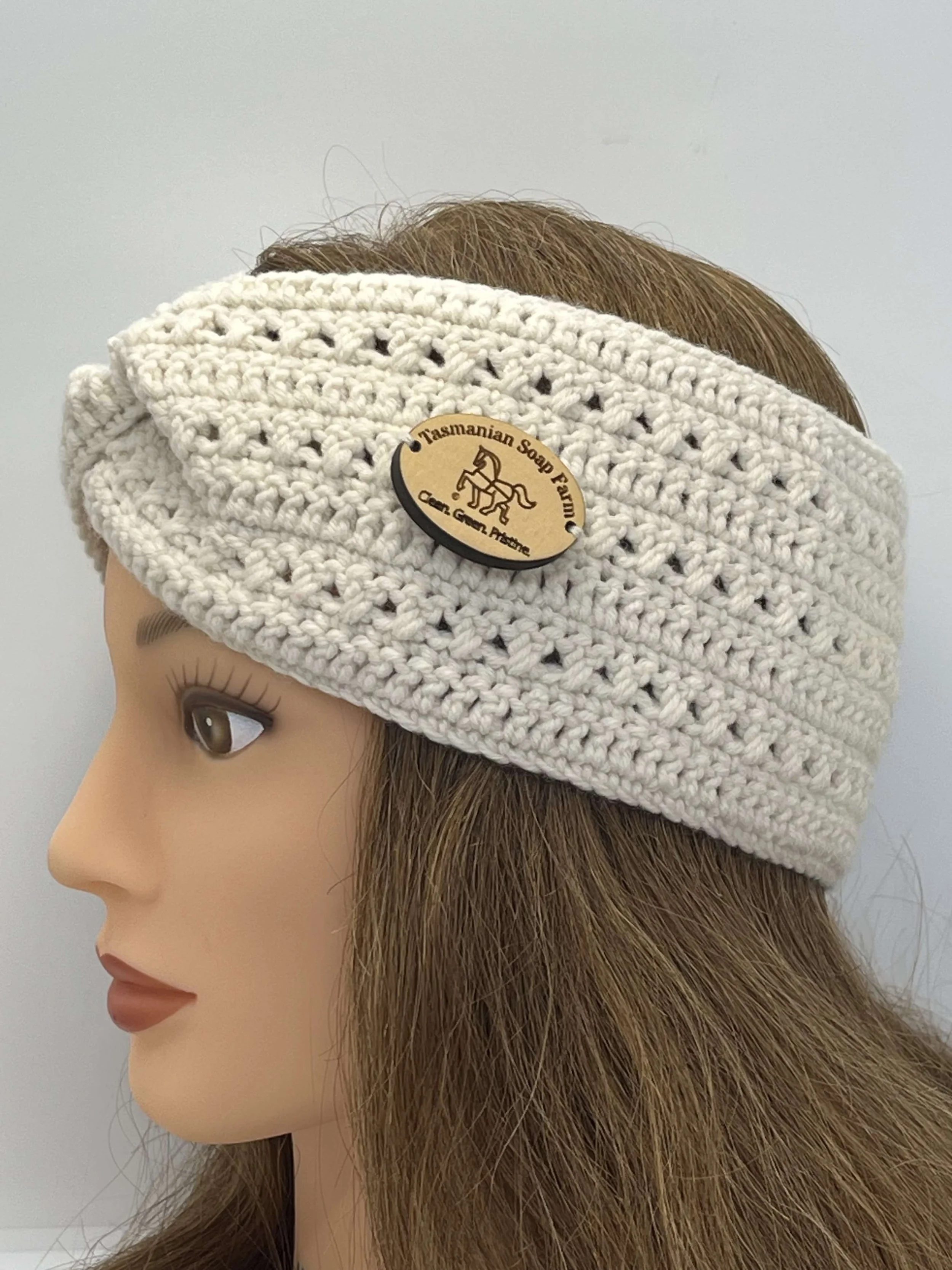 Tasmanian Soap Farm |  Handmade woollen headband | Tasmanian-merino-woollen-headband