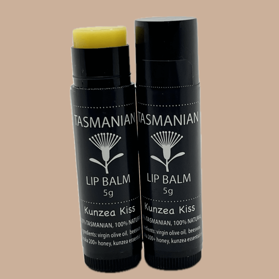 Tasmanian lip balm in a tube