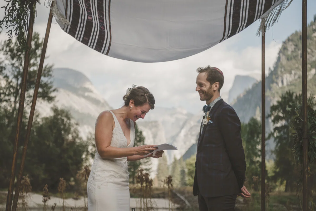 Our Yosemite wedding - click the image to start the video