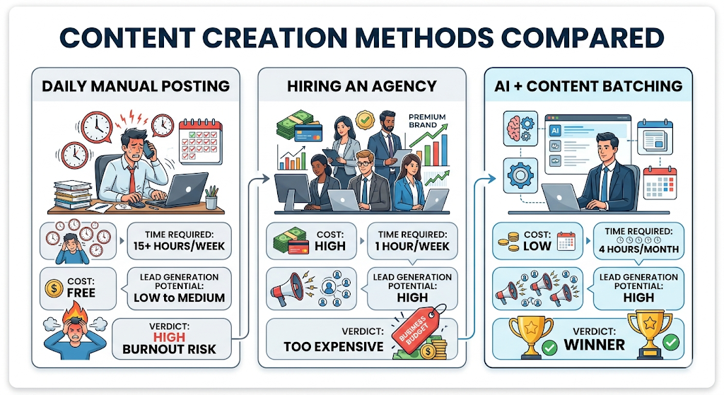 content creation methods compared