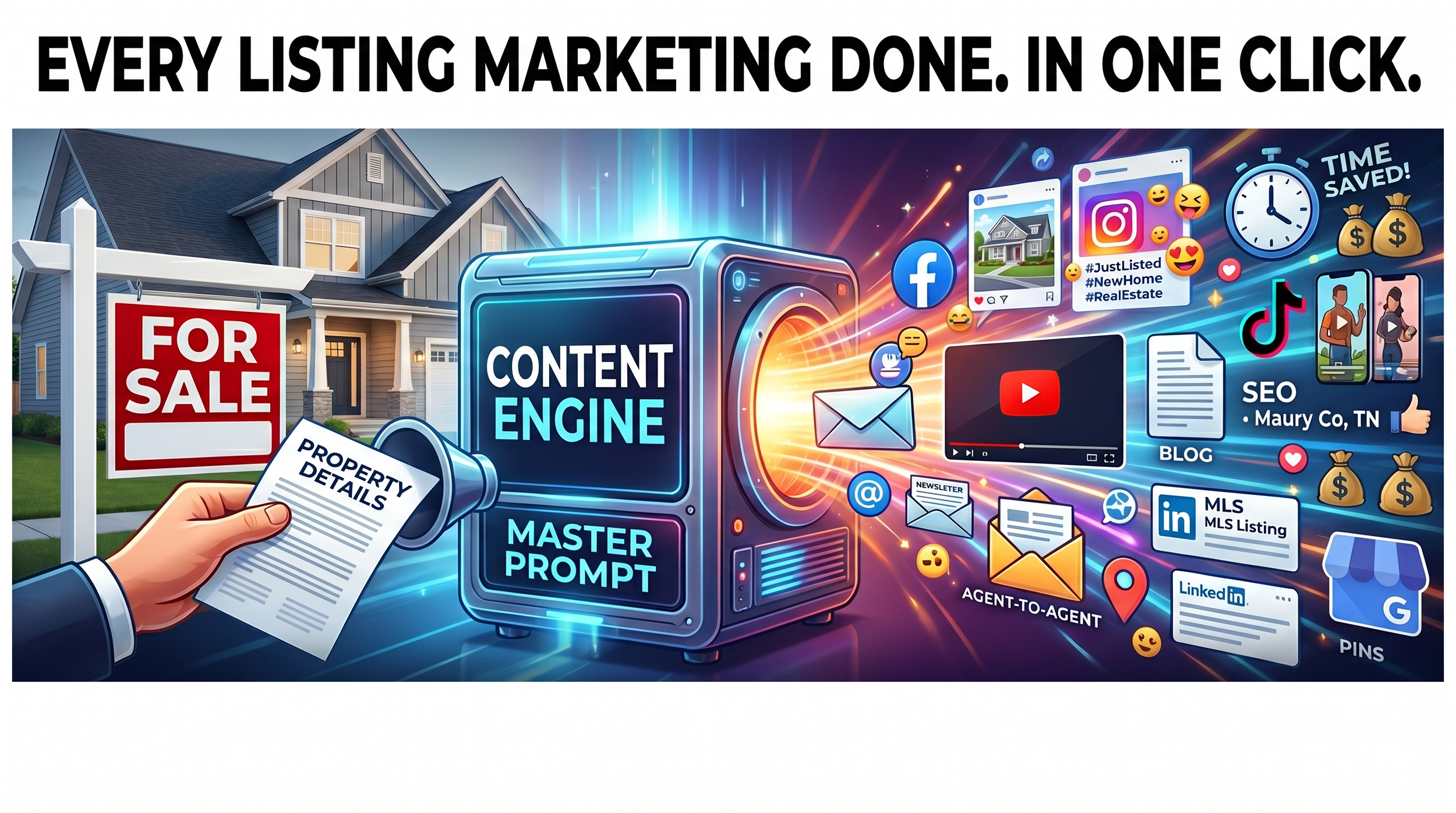 How to Build an Automated Real Estate Content Engine to Promote Your Listings