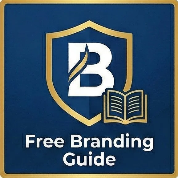 Free icon blue gold branding guide