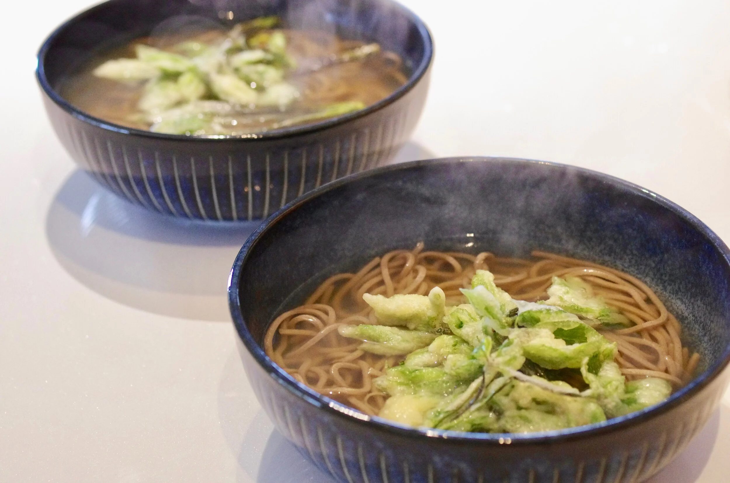 koshiabura bitter taste match well with soba noodle