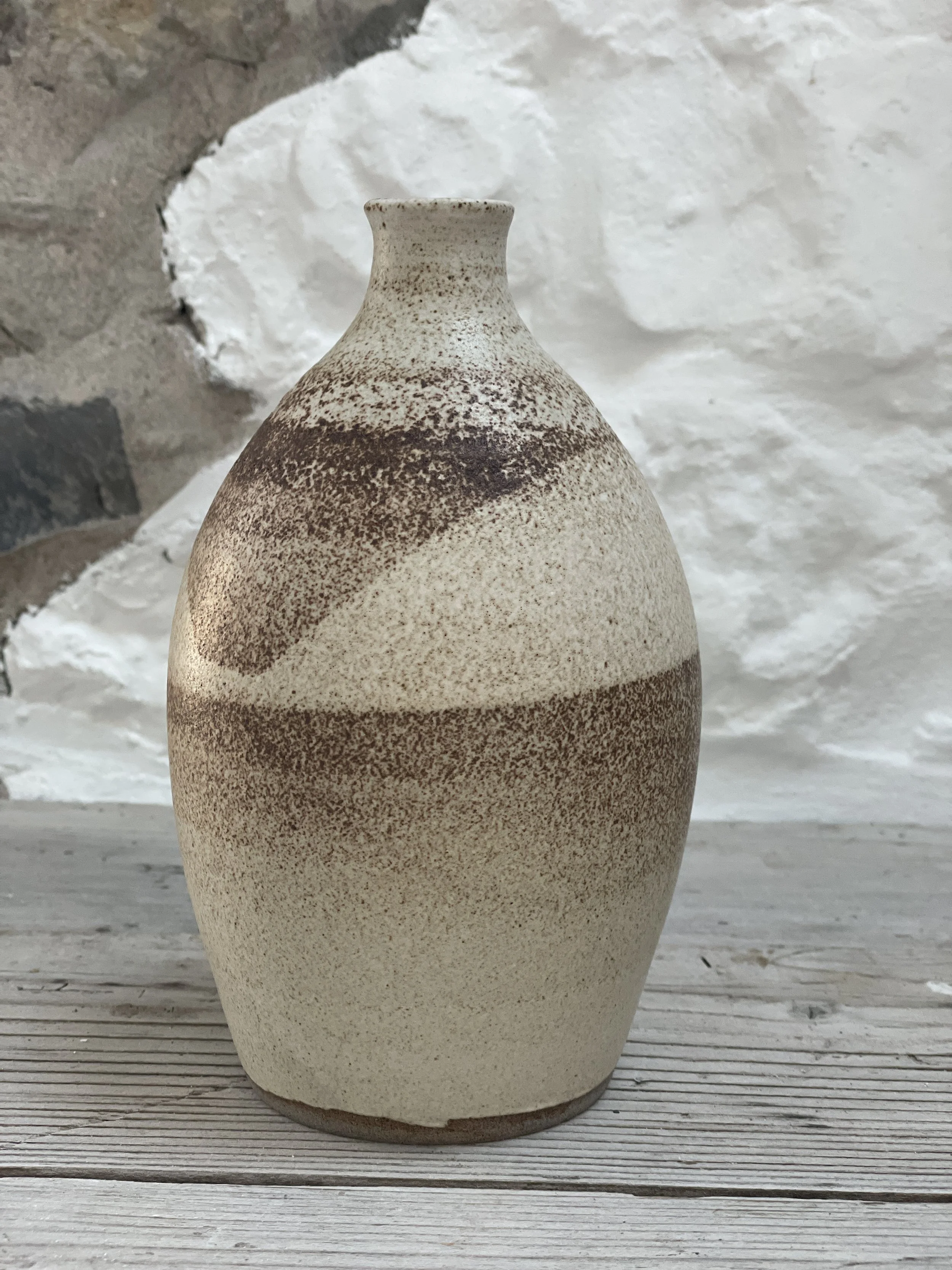 Ceramic Bottle in matt rusty glaze 6.JPG