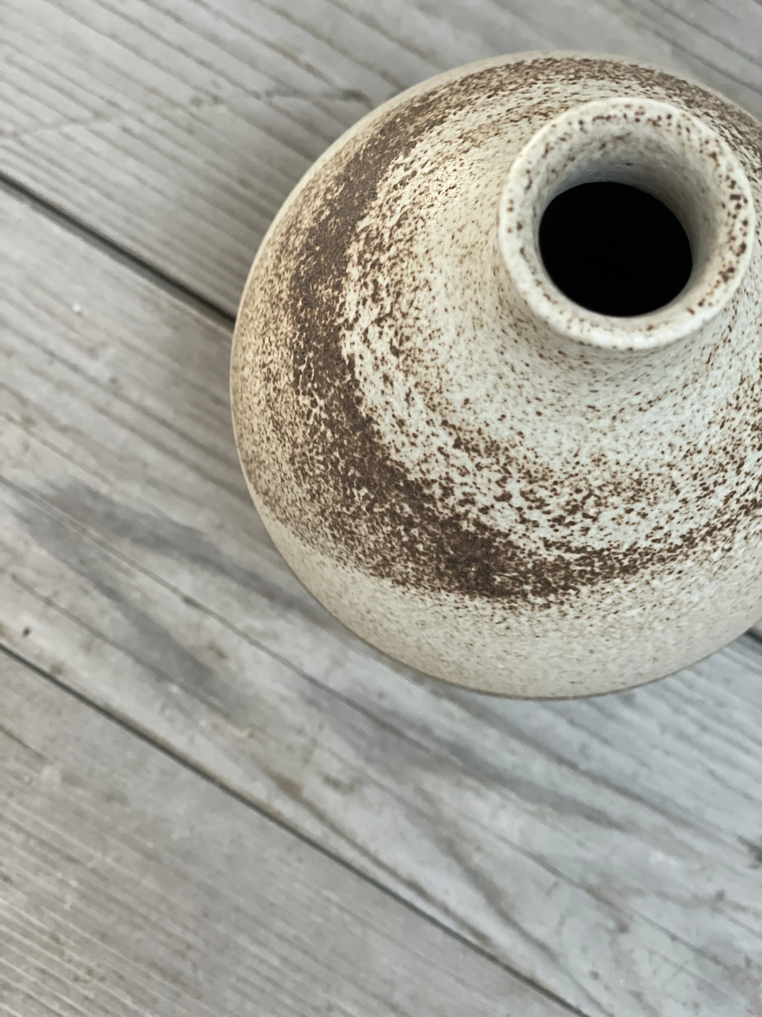 Ceramic Bottle in matt rusty glaze 2.JPG