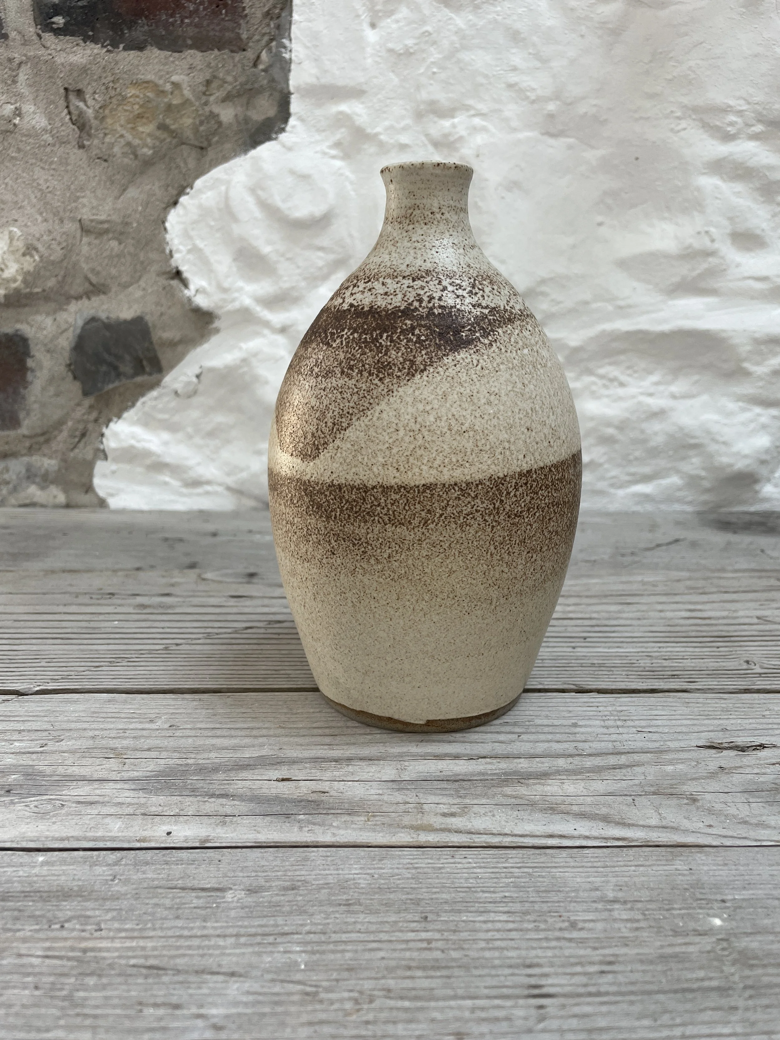 Ceramic Bottle in matt rusty glaze 4.JPG