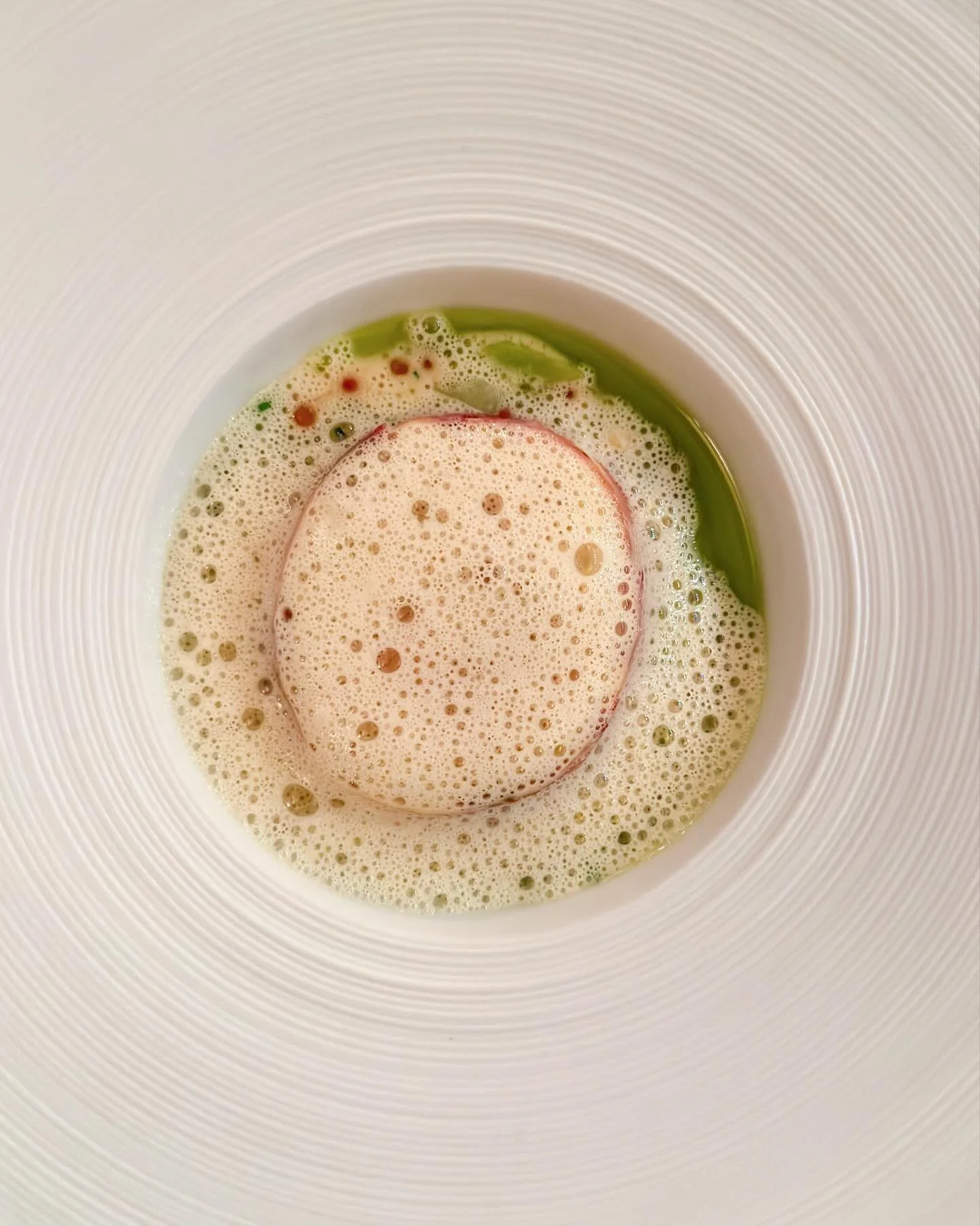 Char, veal tongue, cucumber, dill. Recently at Michelin-starred &quot;Tulus Lotrek&quot; in Berlin.

&mdash; 
#tuluslotrek #maxstrohe #berlin #onemichelinstar @tuluslotrekberlin 
.
.
#mystorywithmichelin #michelinplate #michelinfood #delicious #eeeee
