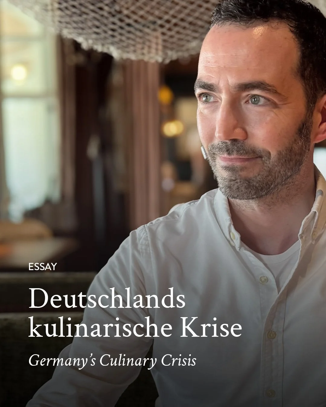 German gastronomy is facing a crisis. Given the record number of Michelin-starred restaurants, this may sound contradictory. Why this feeling nevertheless persists is the subject of my new essay. Link in bio 👆.
.
.
Die deutsche Kulinarik steckt in e
