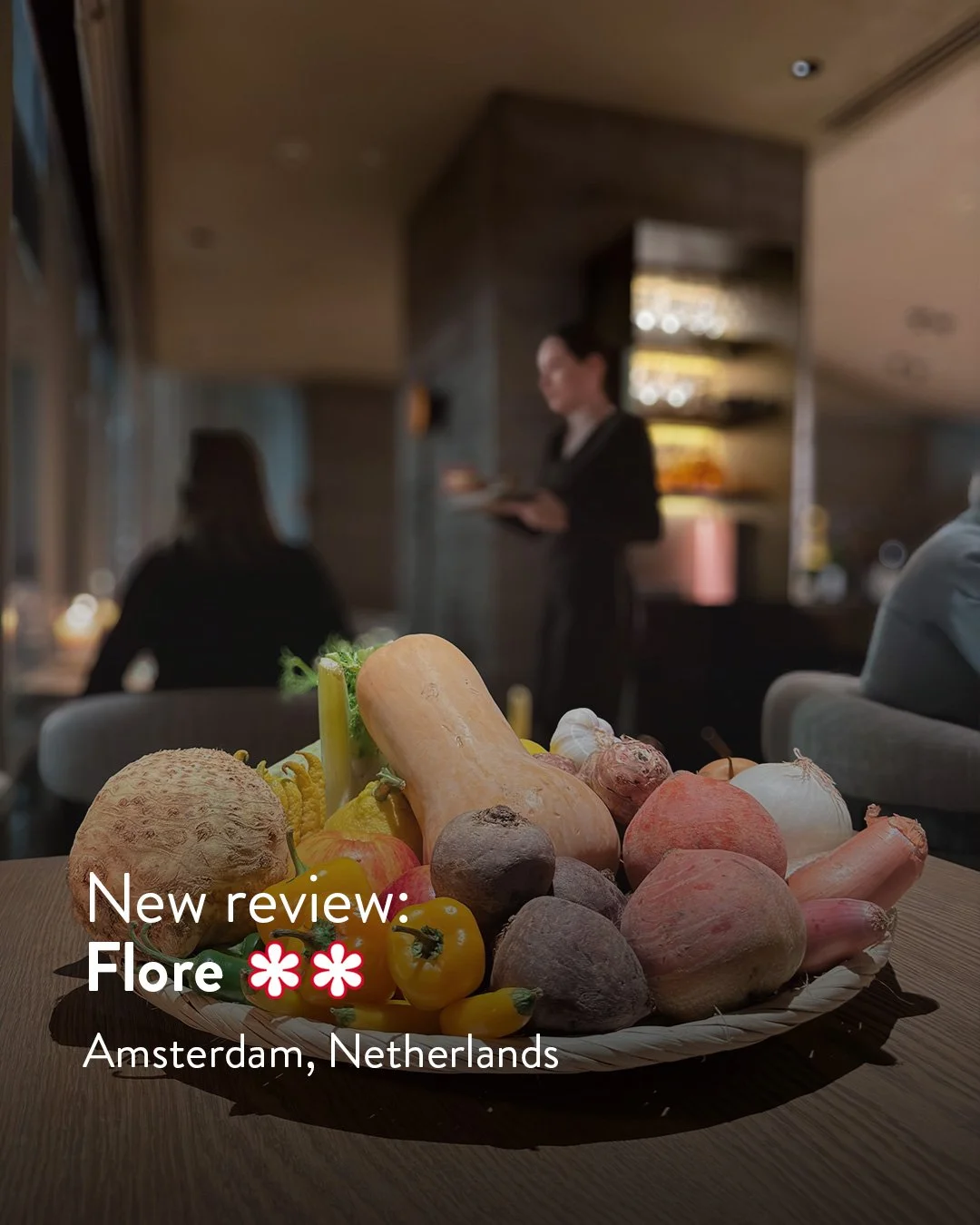 :

💥 New review on my blog:
🍽️ Flore ⭐⭐
📍 Amsterdam 🇳🇱
👆 Read the full review now &mdash; link in bio!

At two-Michelin-starred &ldquo;Flore &rdquo;in Amsterdam, vegetables take center stage &mdash; not dogmatic, but as a natural expression of 