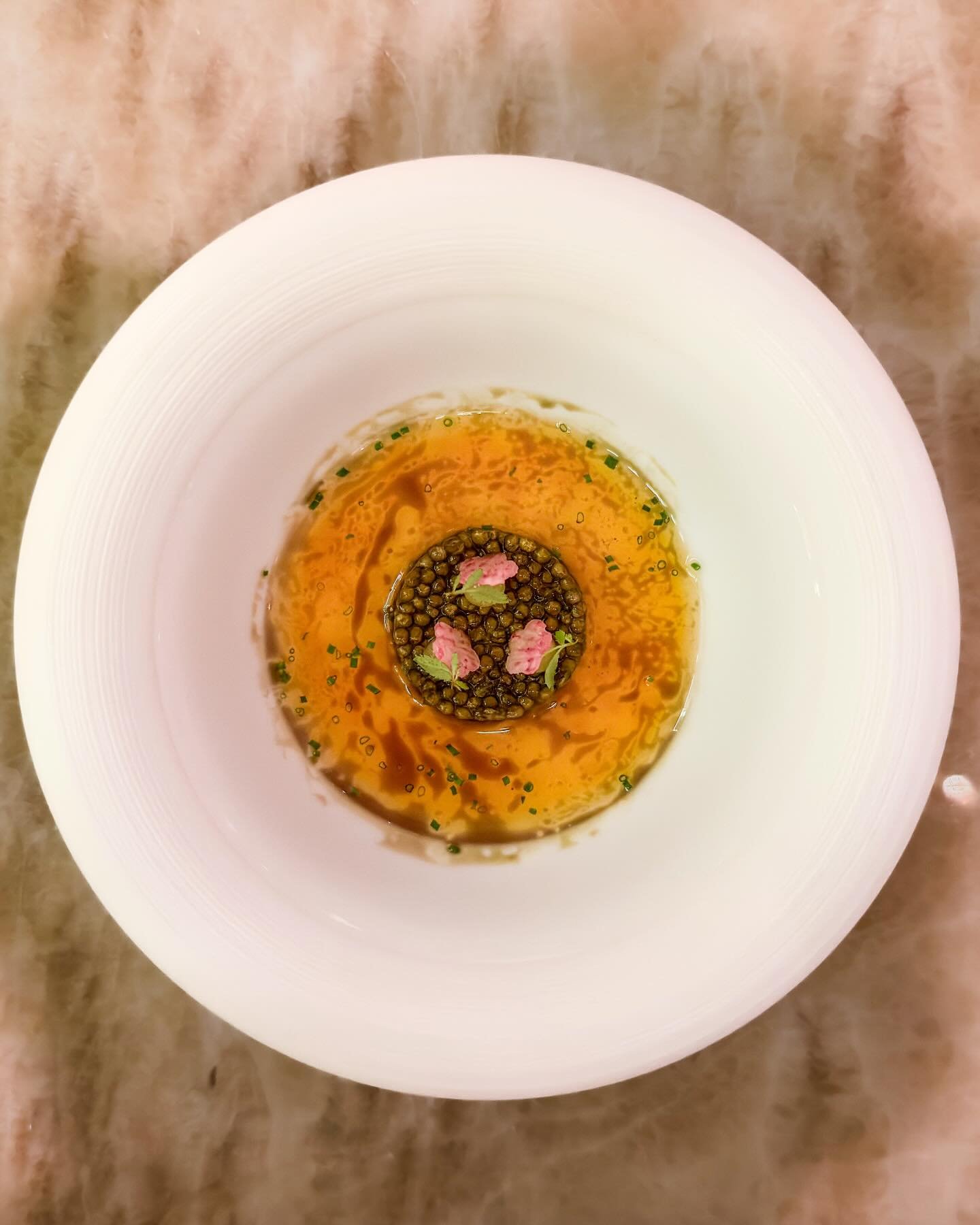 Imperial caviar, lobster tartare, chawanmushi. At three-Michelin-starred @haerlin_hamburg. 
&mdash; 
#threemichelinstars #troisetoiles_hamburg