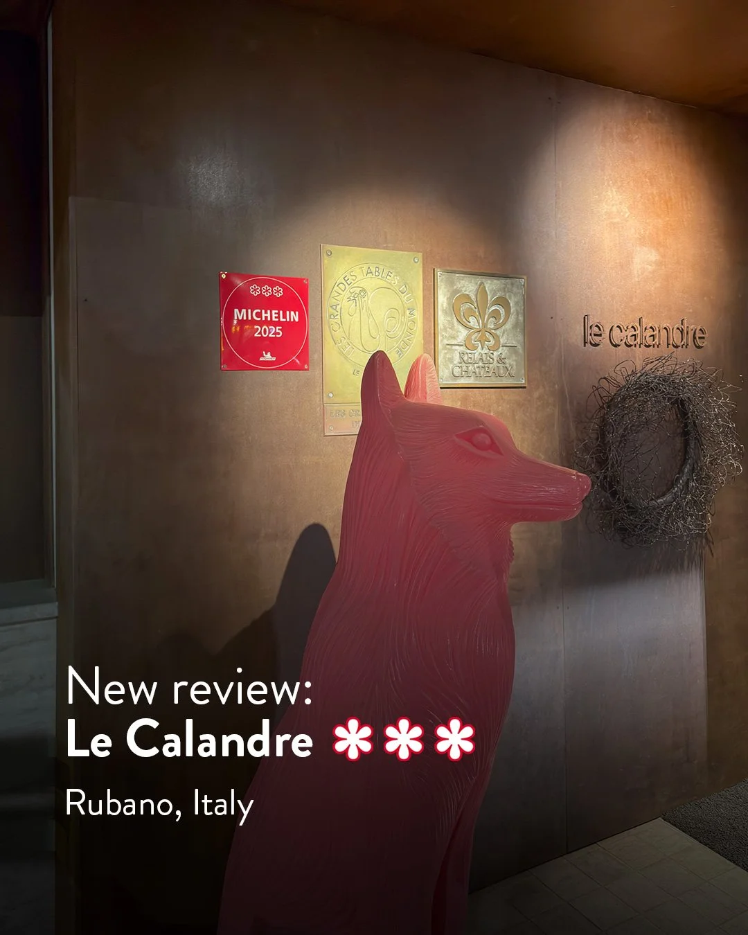 :

💥 New review on my blog:
🍽️ Le Calandre ⭐⭐⭐
📍 Rubano 🇮🇹
👆 Read the full review now &mdash; link in bio.

Braised donkey, a femur bone of Fassona beef, and a fake &ldquo;cappuccino&rdquo; inspired by Venetian glass art: beyond the famous saff