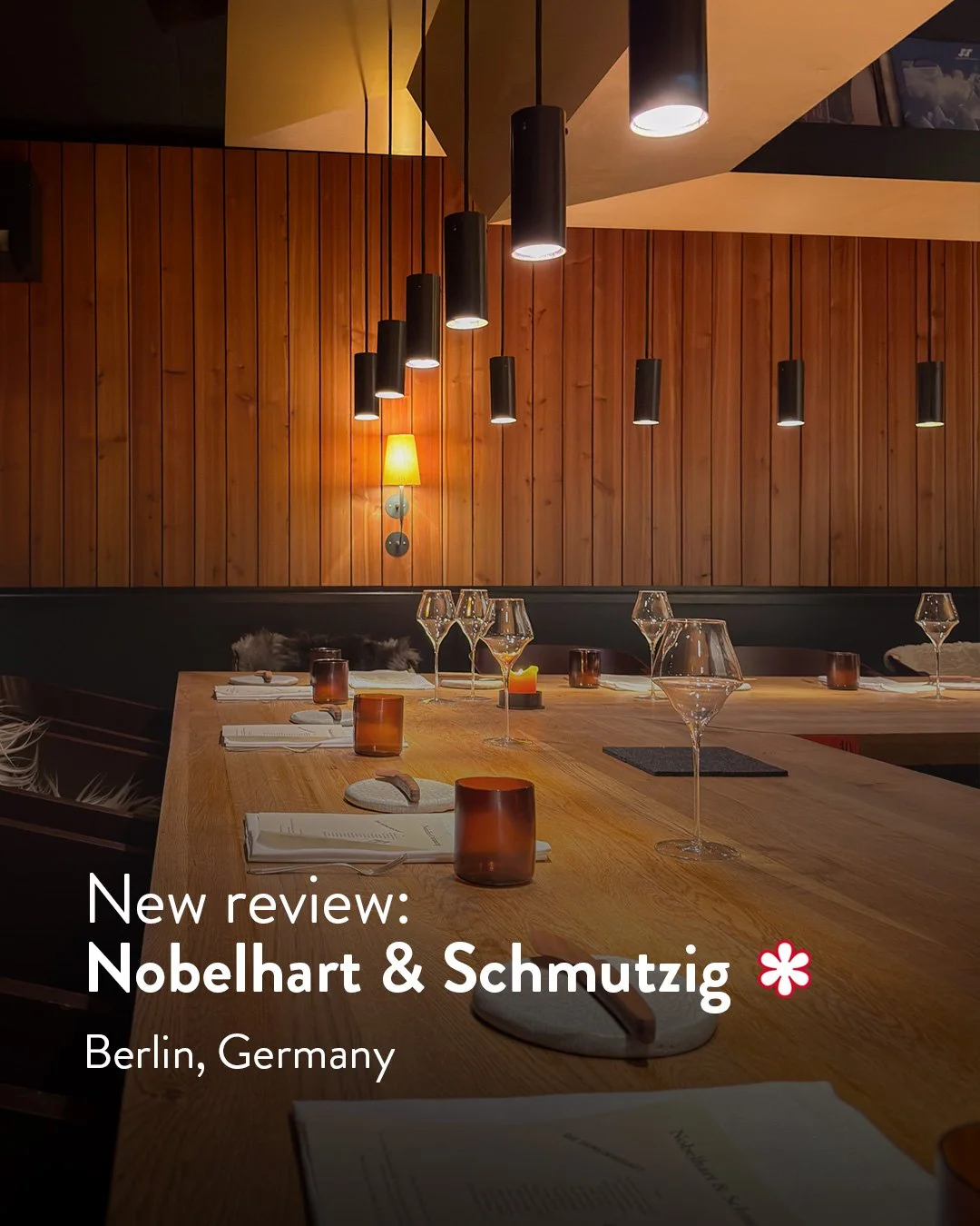 :

💥 New review on my blog:
🍽️ Nobelhart &amp; Schmutzig ⭐
📍 Berlin 🇩🇪
👆 Read the full review now &mdash; link in bio.

A counter, a menu at around two hundred euros, and a Michelin star for what it calls a &ldquo;brutally local&rdquo; cuisine 