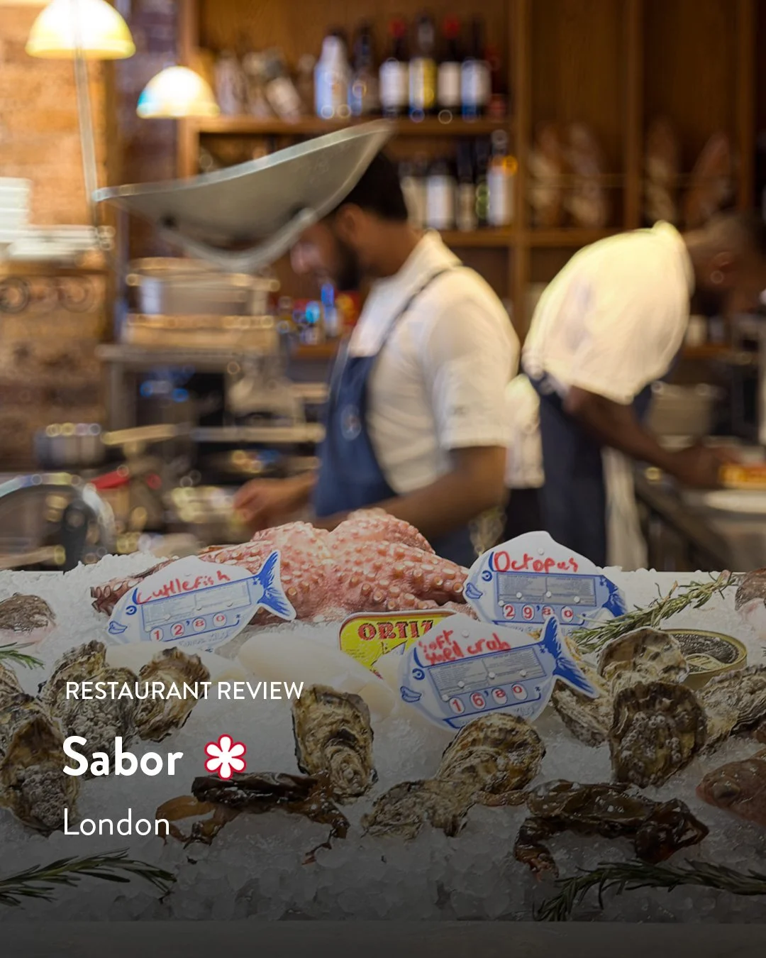 :

💥 New review on my blog:
🍽️ Sabor ⭐
📍 London 🇬🇧
👆 Read the full review now &mdash; link in bio.

Michelin-starred dining does not have to mean formality or a fixed tasting menu. Sabor in London is a very good reminder of that.

You can stand