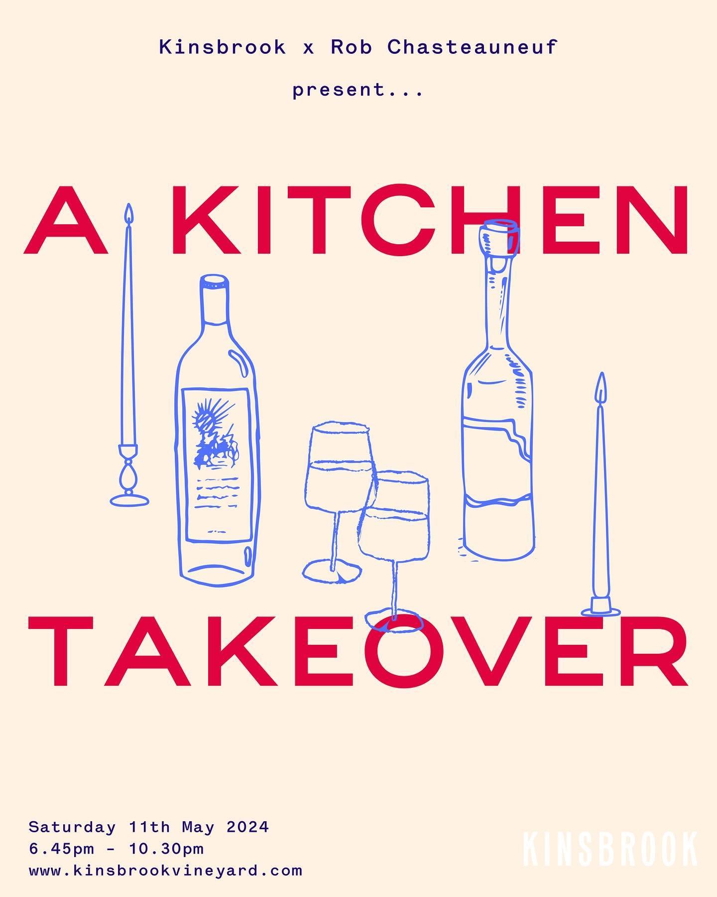 NEW EVENT, WHO DIS 🍴 
 
We are beyond excited to announce a brand new event on Saturday 11th May: A Kitchen Takeover with Guest Chef Rob Chasteauneuf.

Rob worked alongside Heston Blumenthal and Ashley Palmer-Watts at the Hind&rsquo;s Head in Bray, 