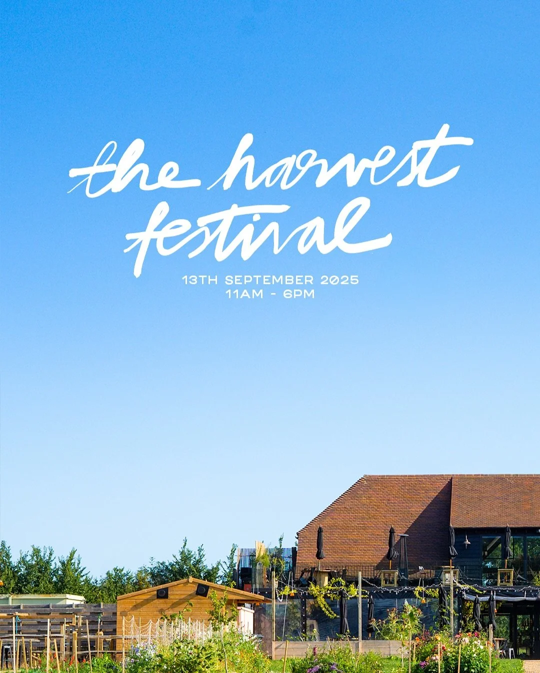Our Harvest Festival is almost here and with it the start of the cosy harvest season. Join us on Saturday 13th September from 11am to 6pm for a day of music, wine and food at Kinsbrook.⁠
⁠
We&rsquo;ll be lighting the fire baskets, running tractor tou