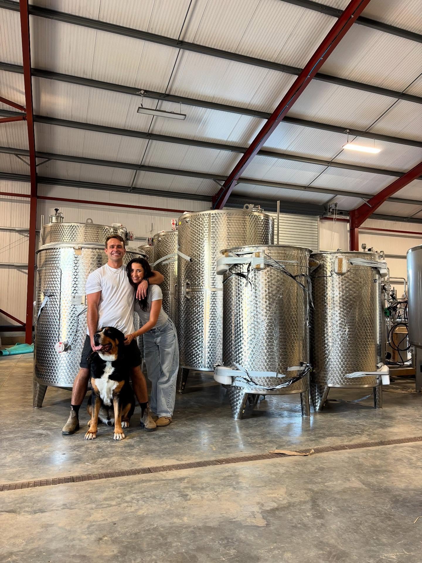 WINERY UPDATE 

We&rsquo;re working against the clock to get the winery fully ready for harvest this year. All tanks have been delivered to the site and now we begin the monumental task of setting them up - which, in true Kinsbrook fashion, we&rsquo;