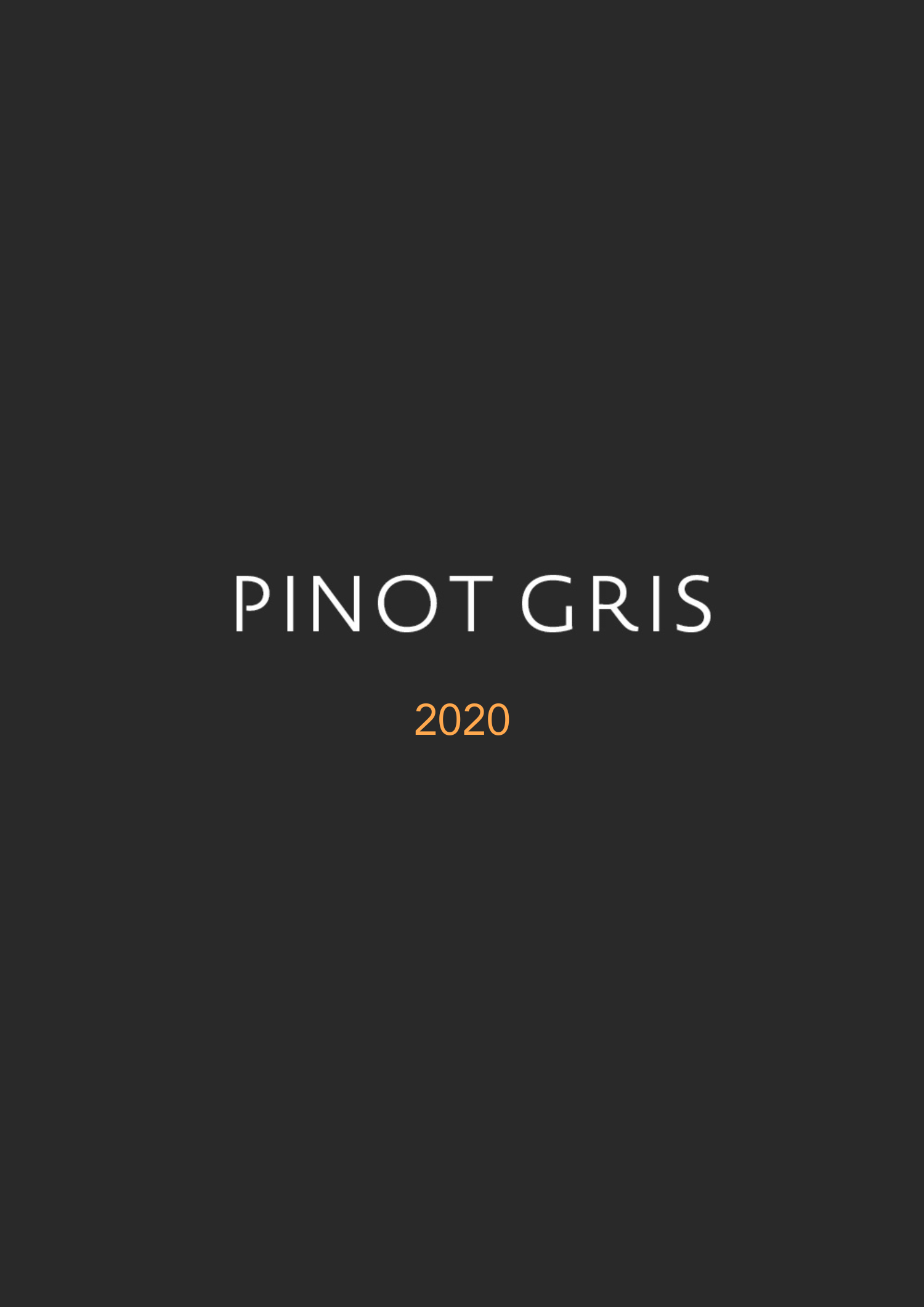 Pinot Gris 2020