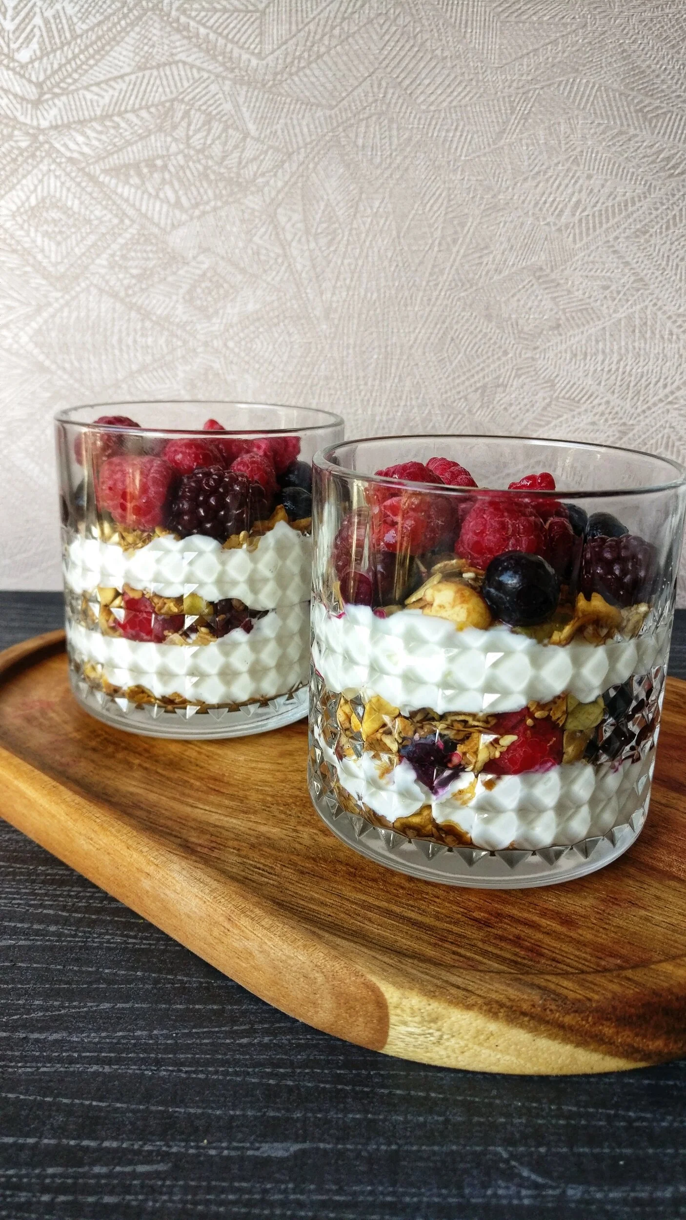 Limecheesecake i glas 