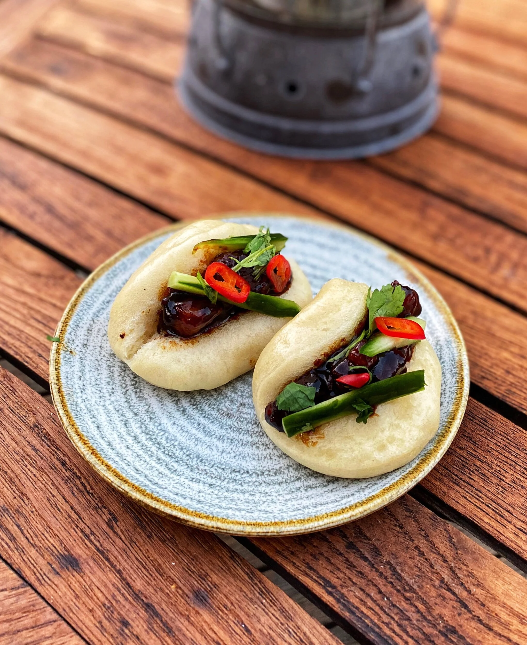 Steamed buns med hoisinfläsk