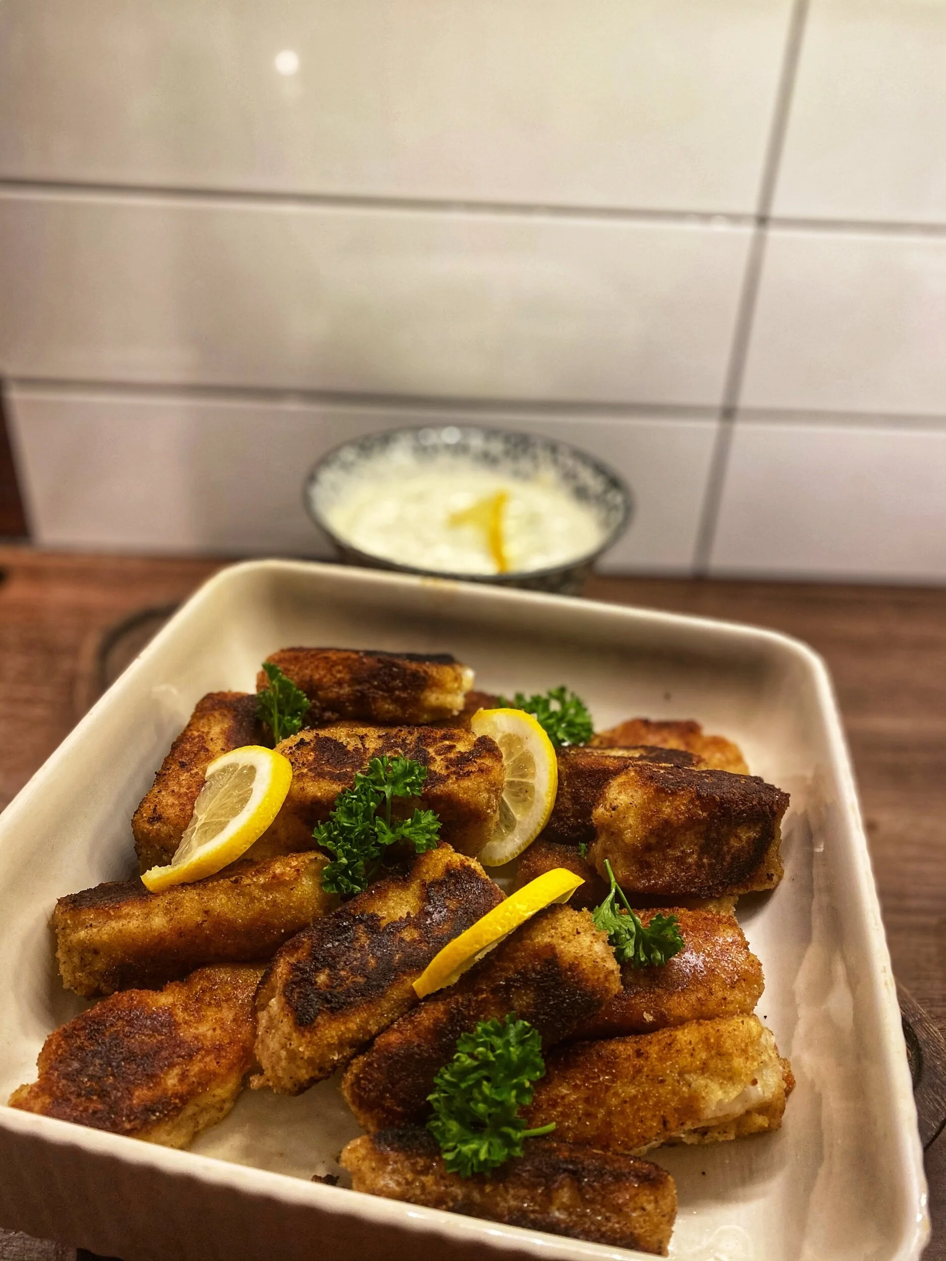 Hemgjorda fiskpinnar 