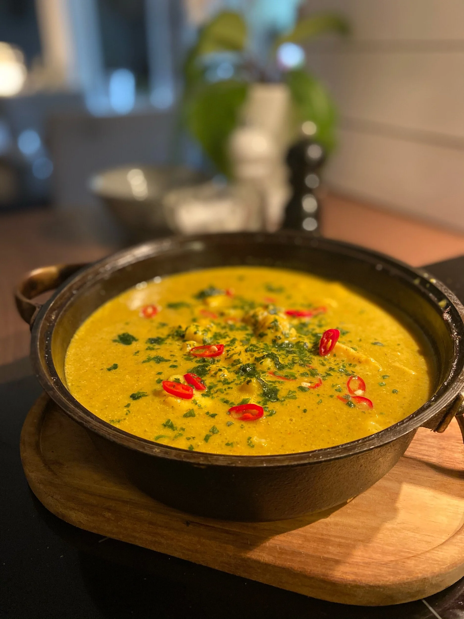 Fiskgryta i kokosmjölk