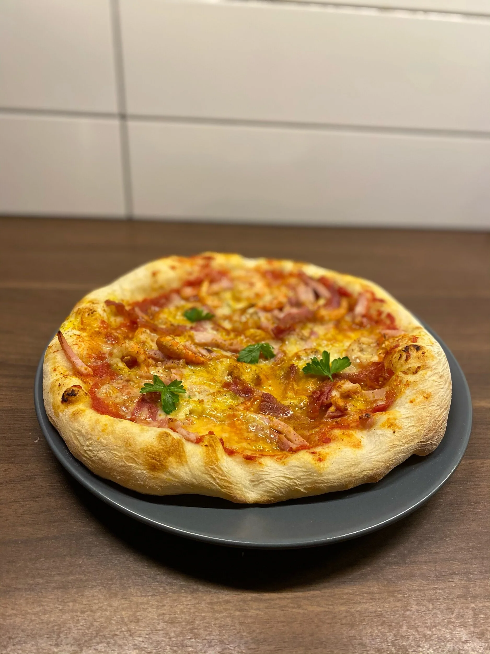 Pizza med julens rester 