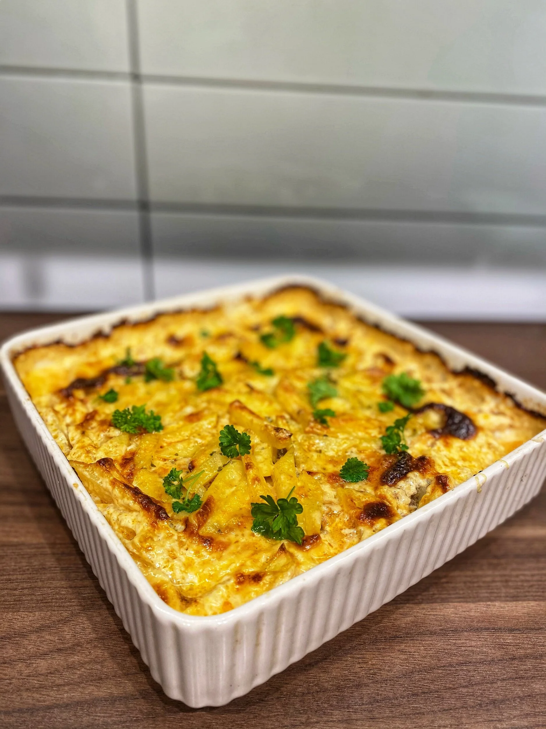 Potatisfrestelse med köttfärs 