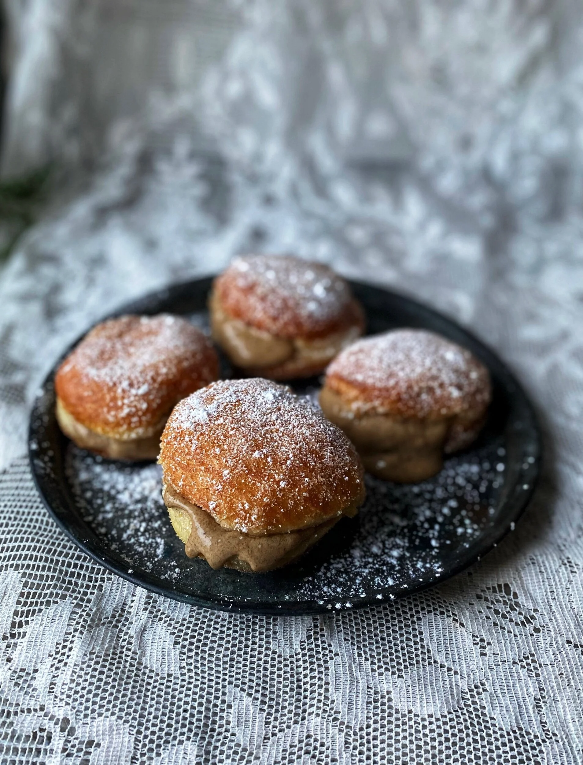 Briochemunkar med moccakräm 