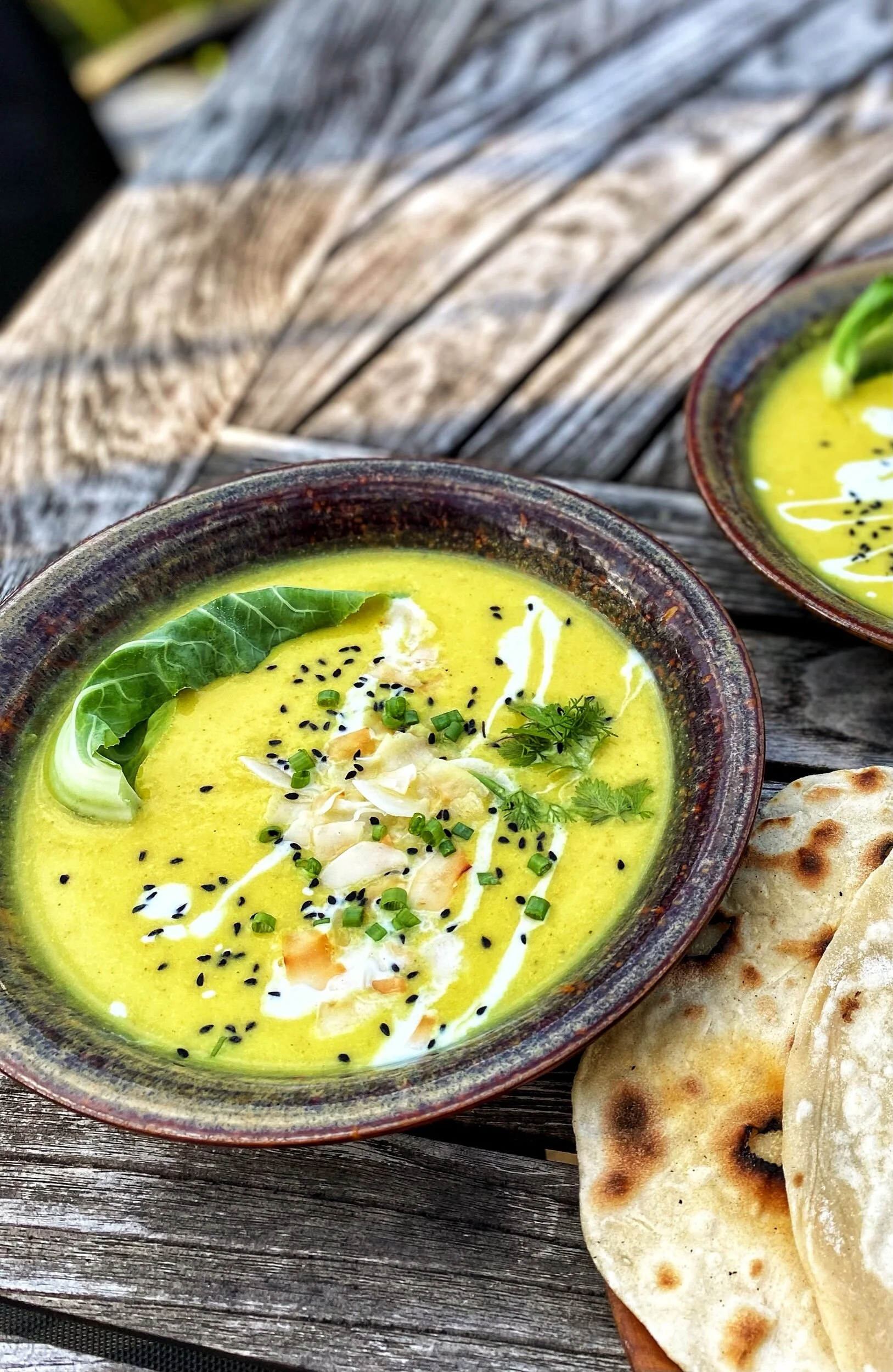 Blomkålssoppa med indiska smaker 