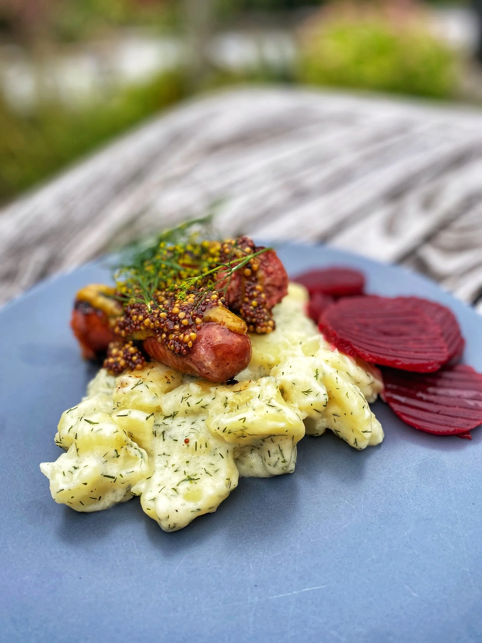 Isterband med dillstuvad potatis 