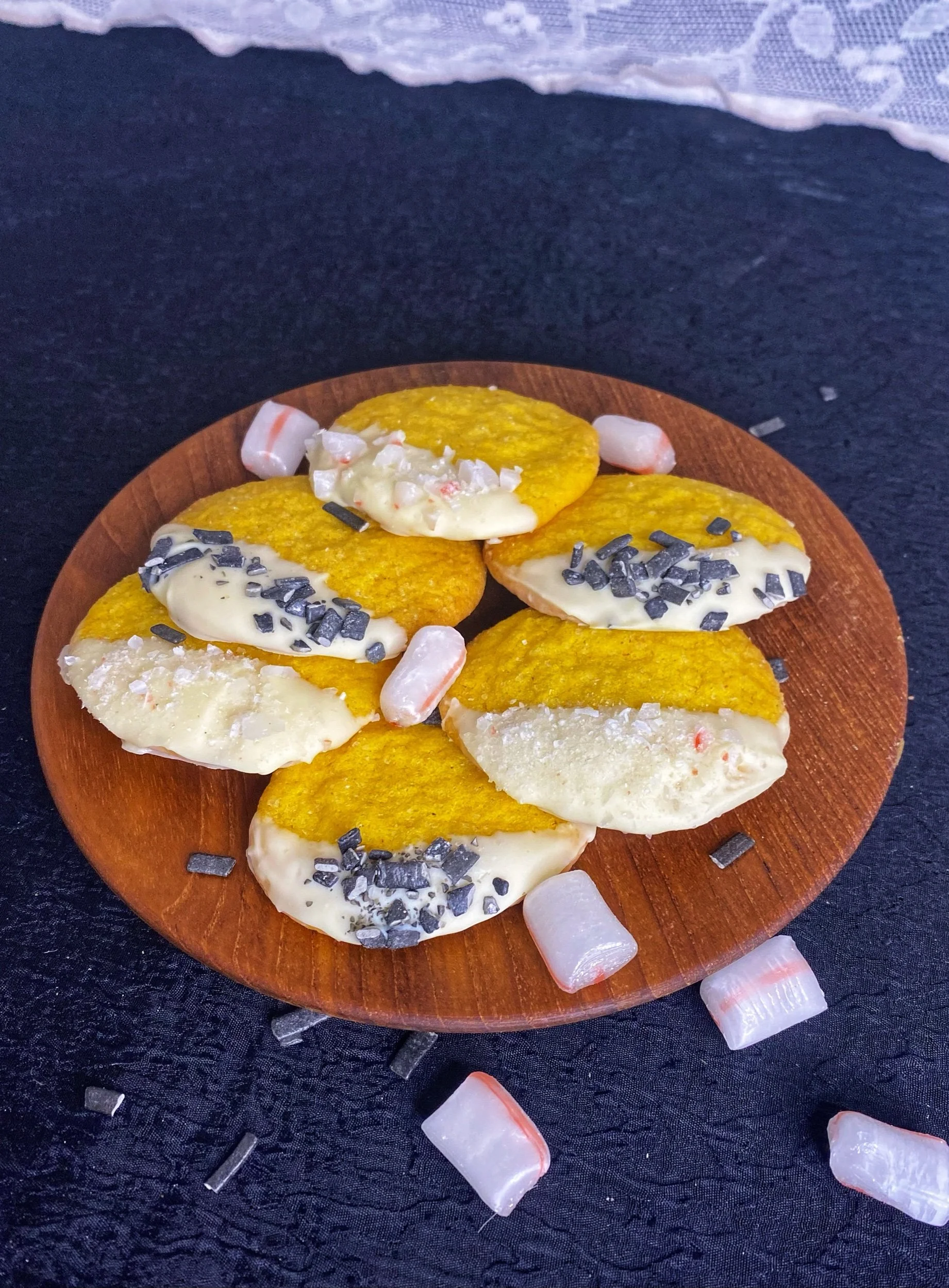 Saffranscookies med vit choklad 