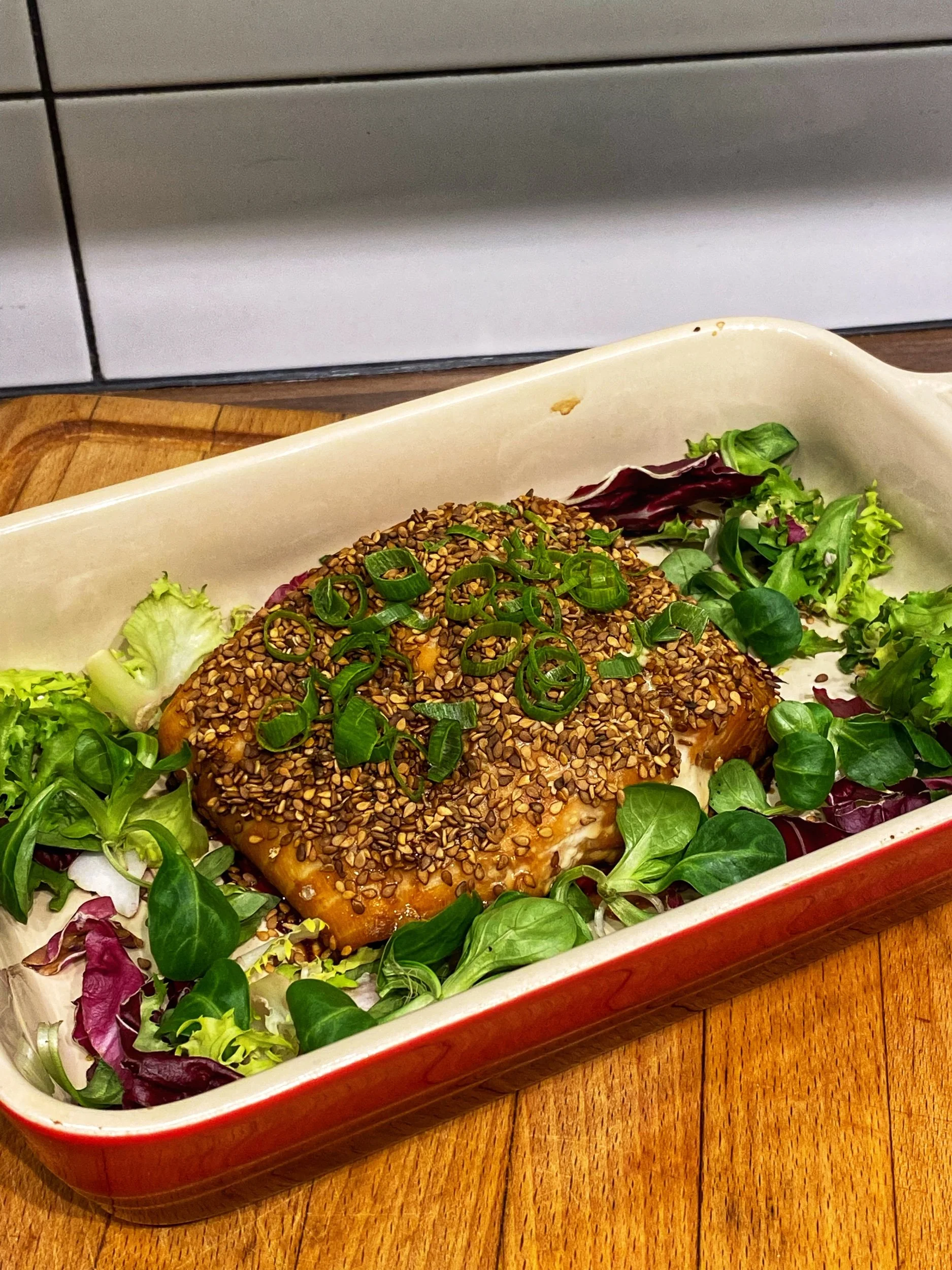 Marinerad lax med asiatiska smaker 