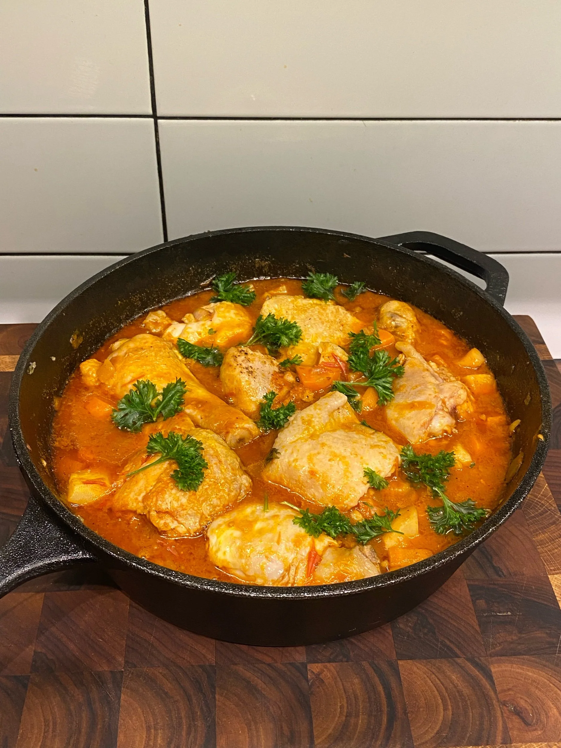 Osso buco med kyckling 