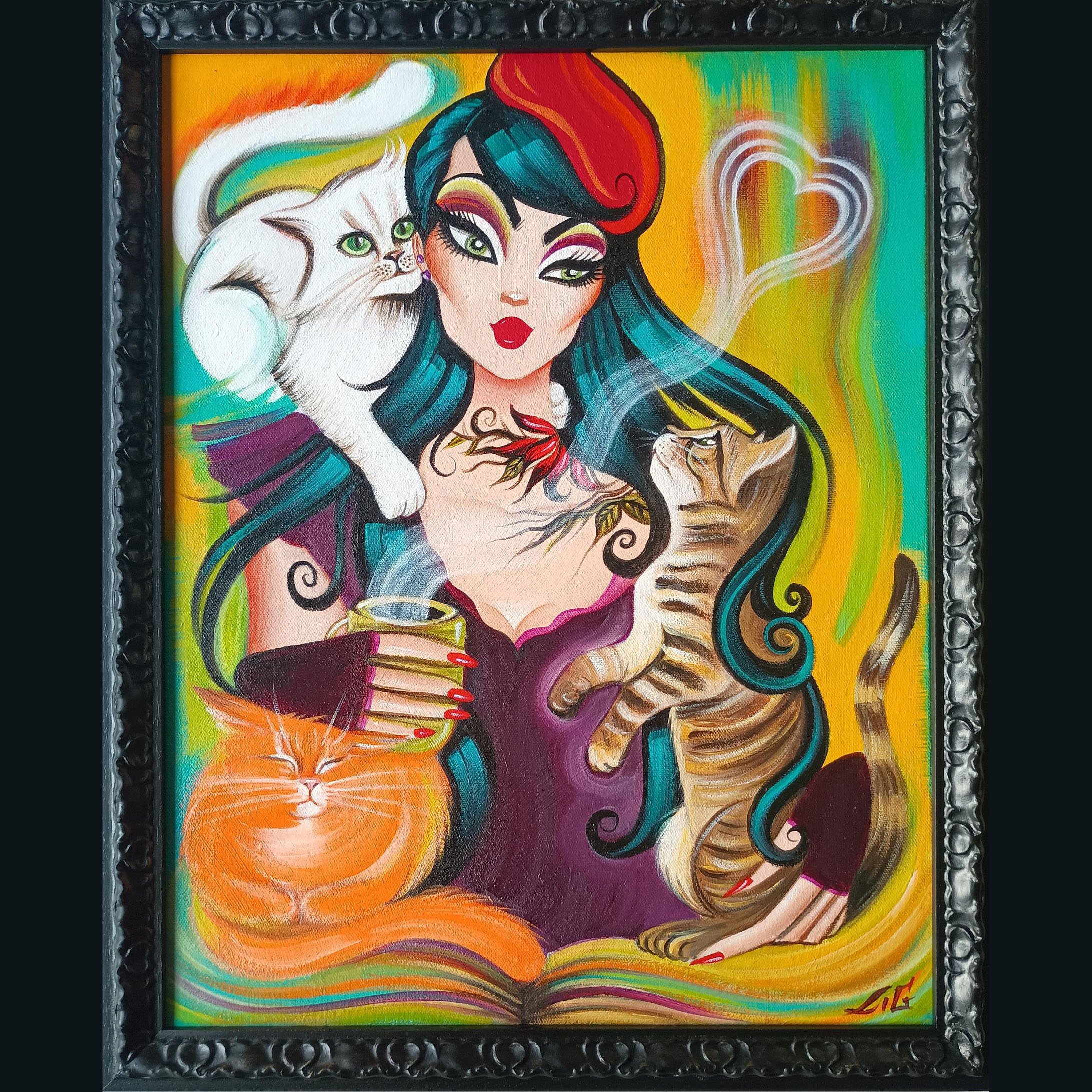 Love and coffee 36x46cm