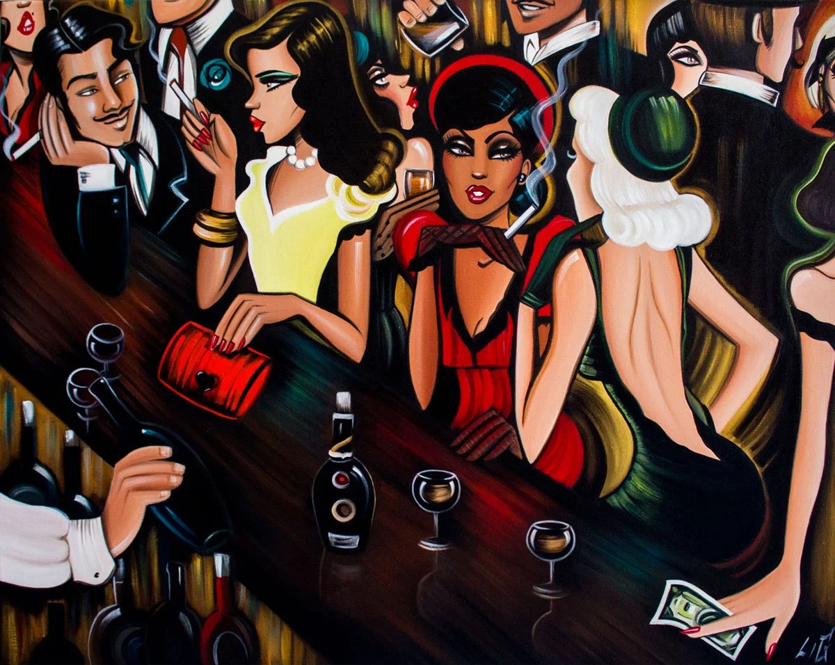 "Café français" 91x72cm /2022