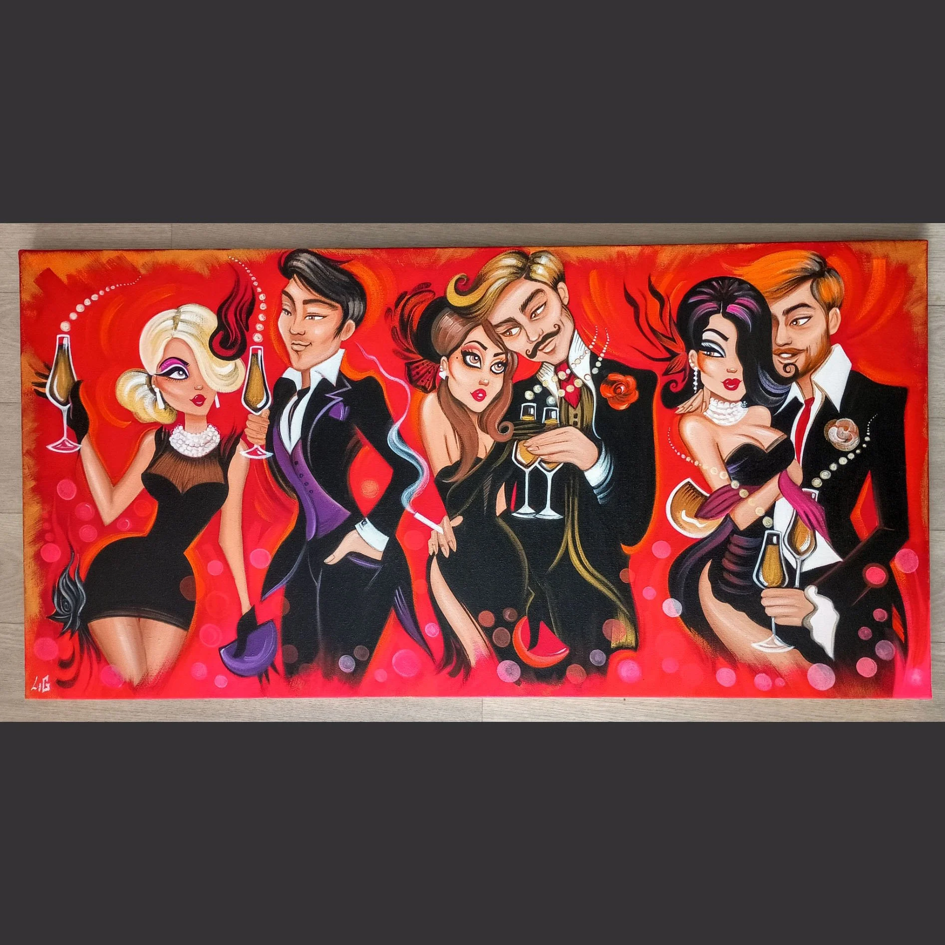 Sparkling stories 100x50cm