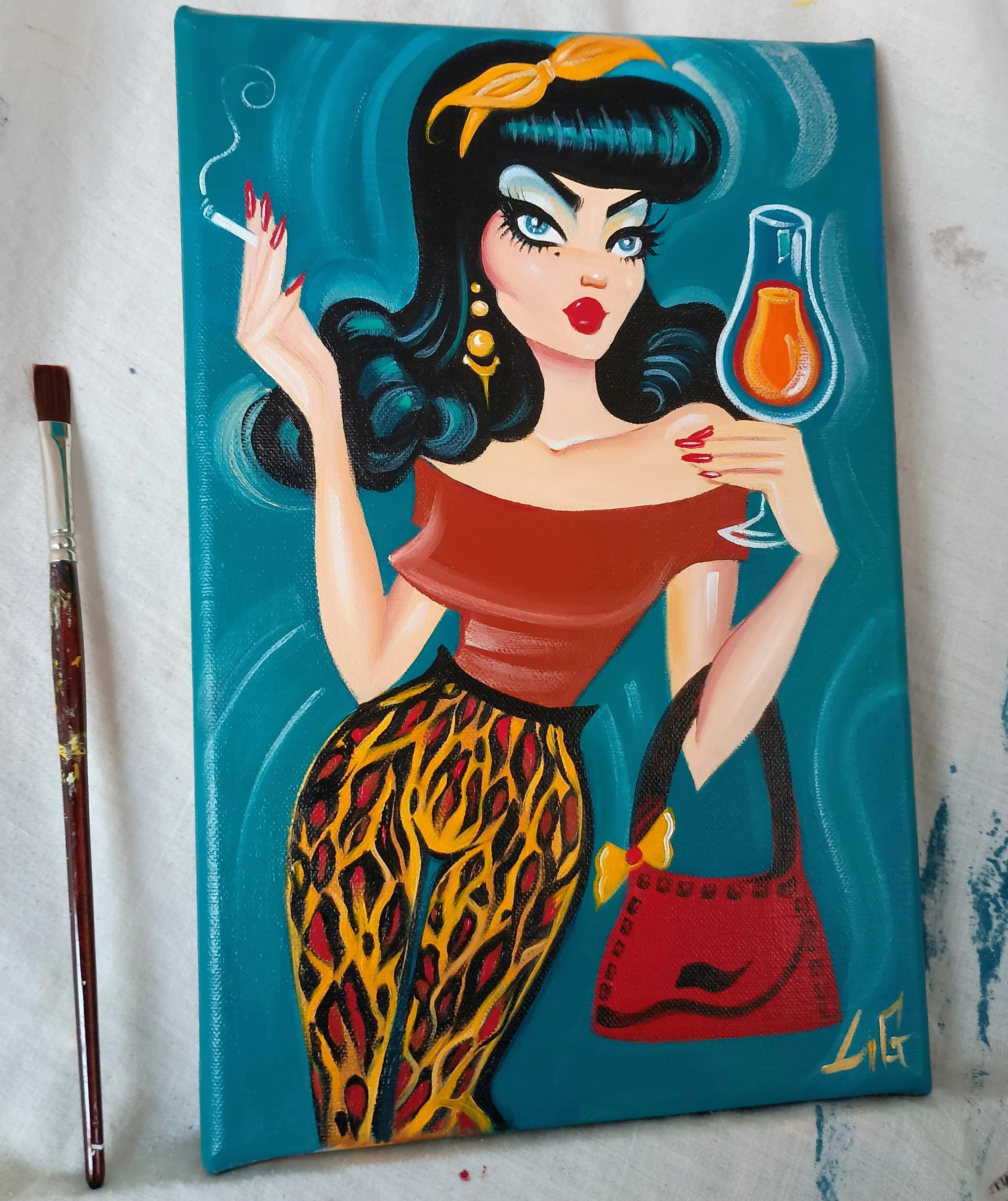 Miss Dandelion 20x30cm