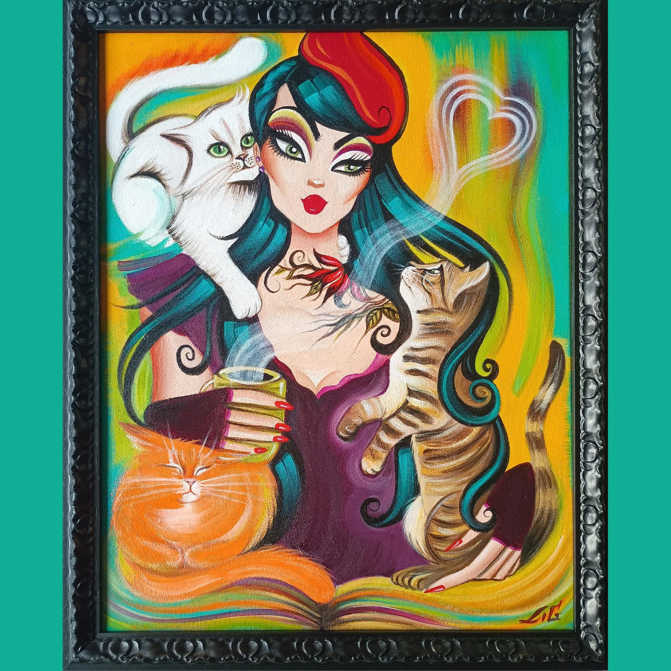 Love and coffee 36x46cm