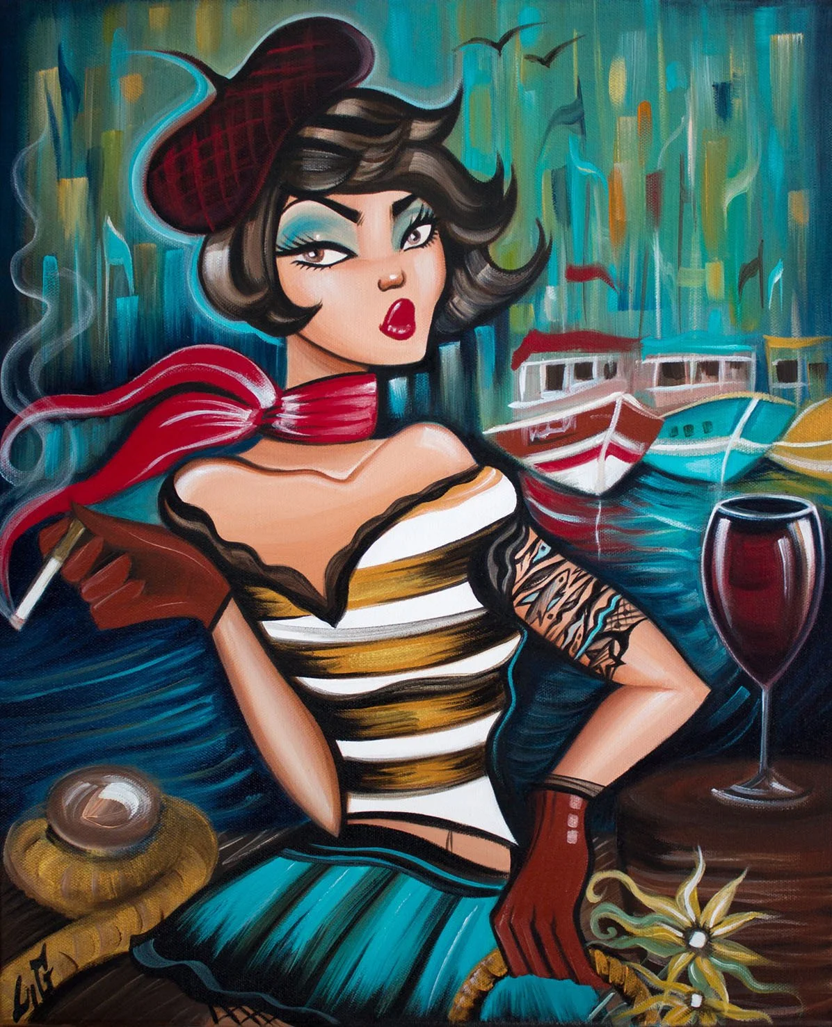 "Saturday Morning" 40x50cm / 2024