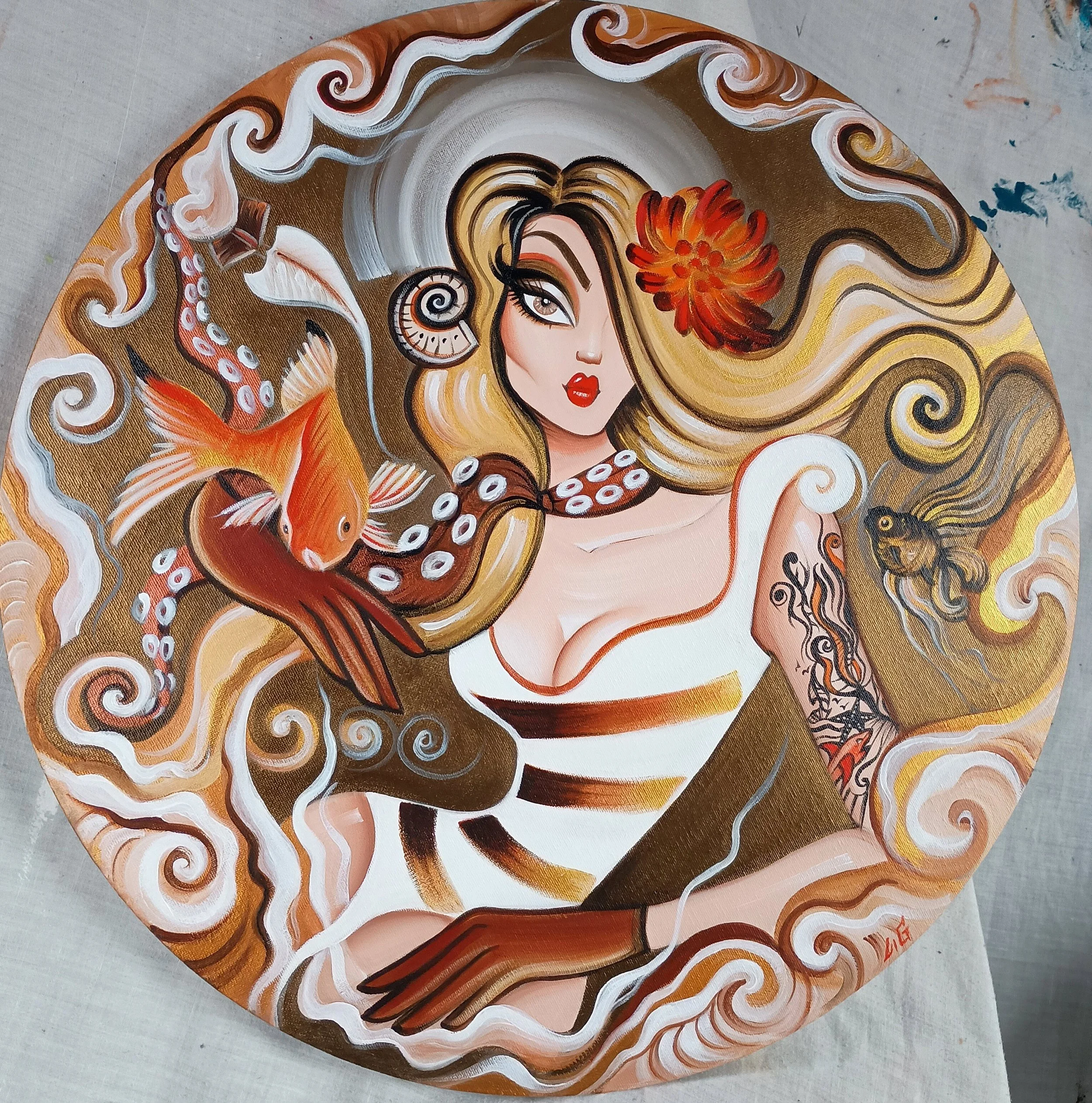 "Déesse de la mer" 50Ø / 2025