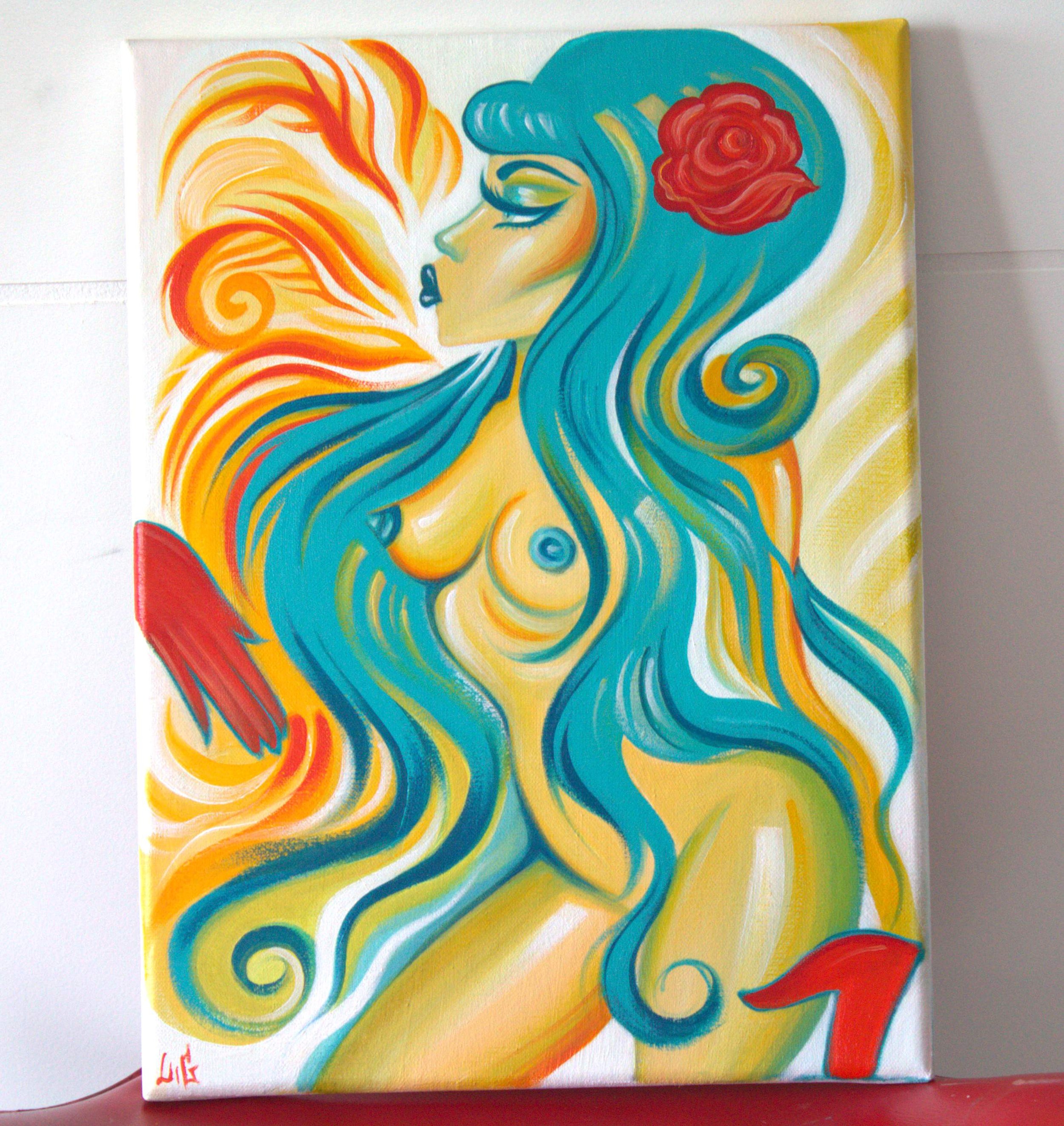 Miss Lemonade 30x40cm