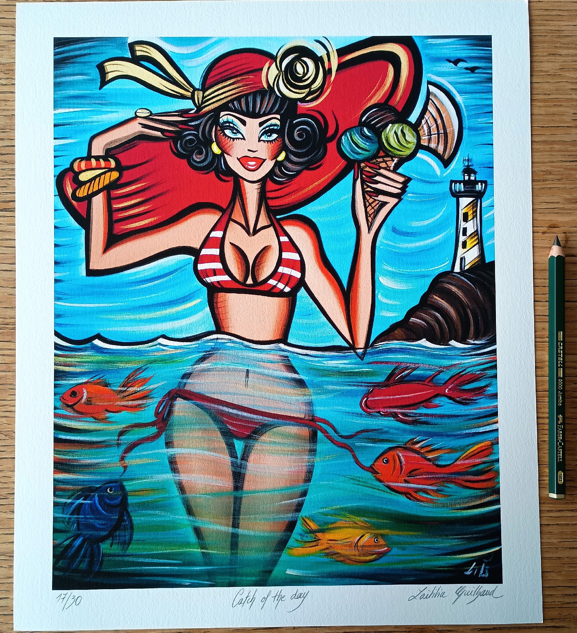 Catch of the day 33x40cm