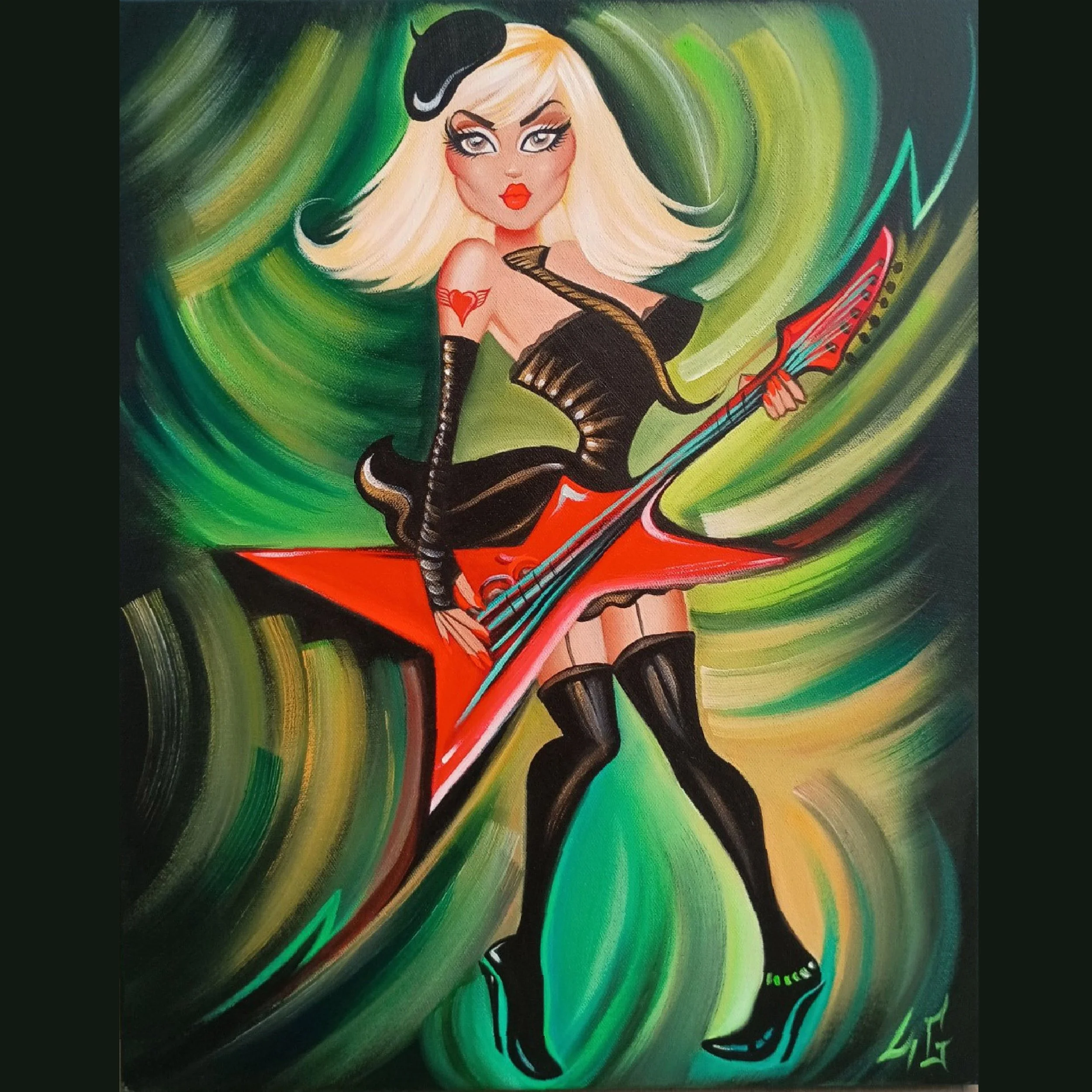 But I might die tonight 40x50cm