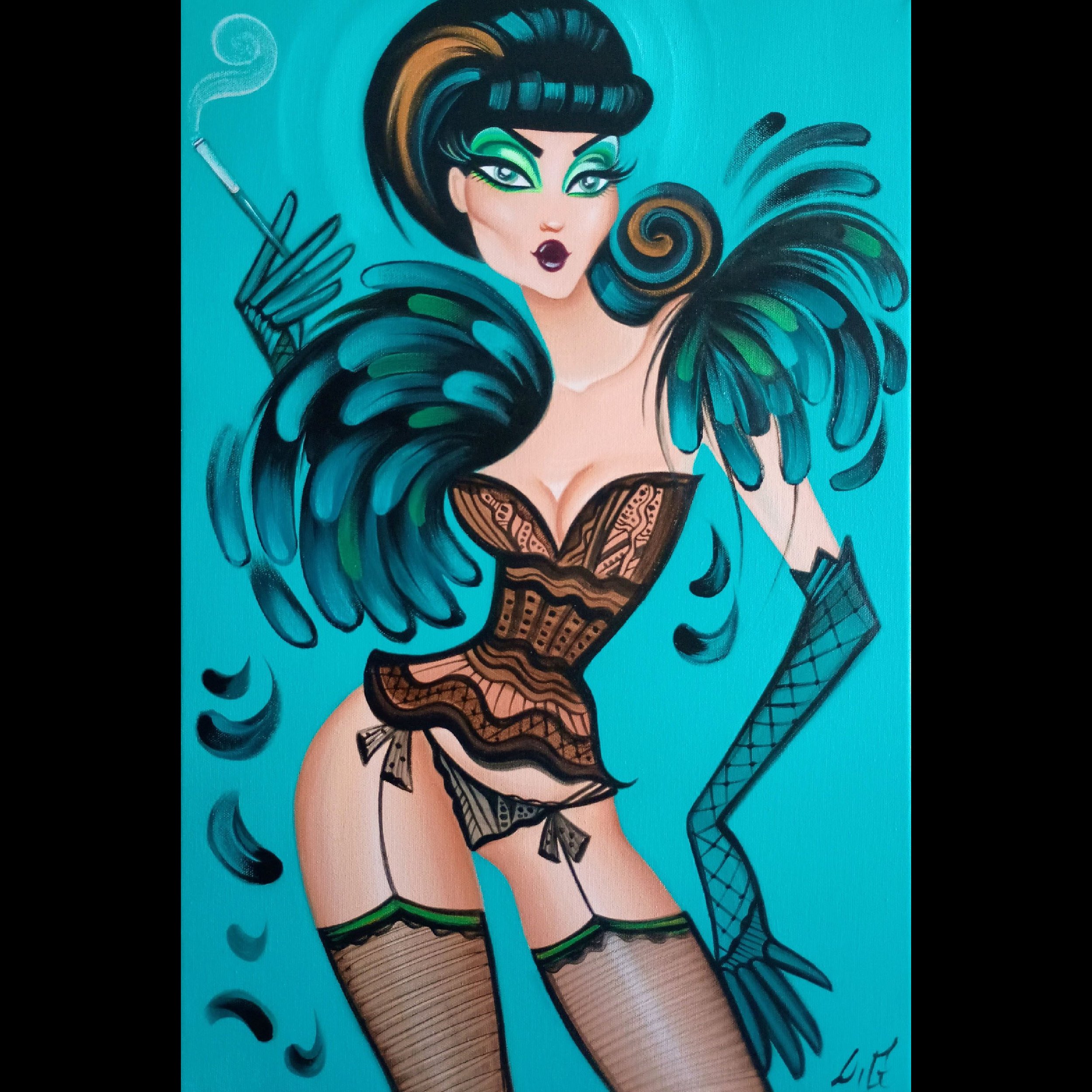 Divine dentelle 40x60cm