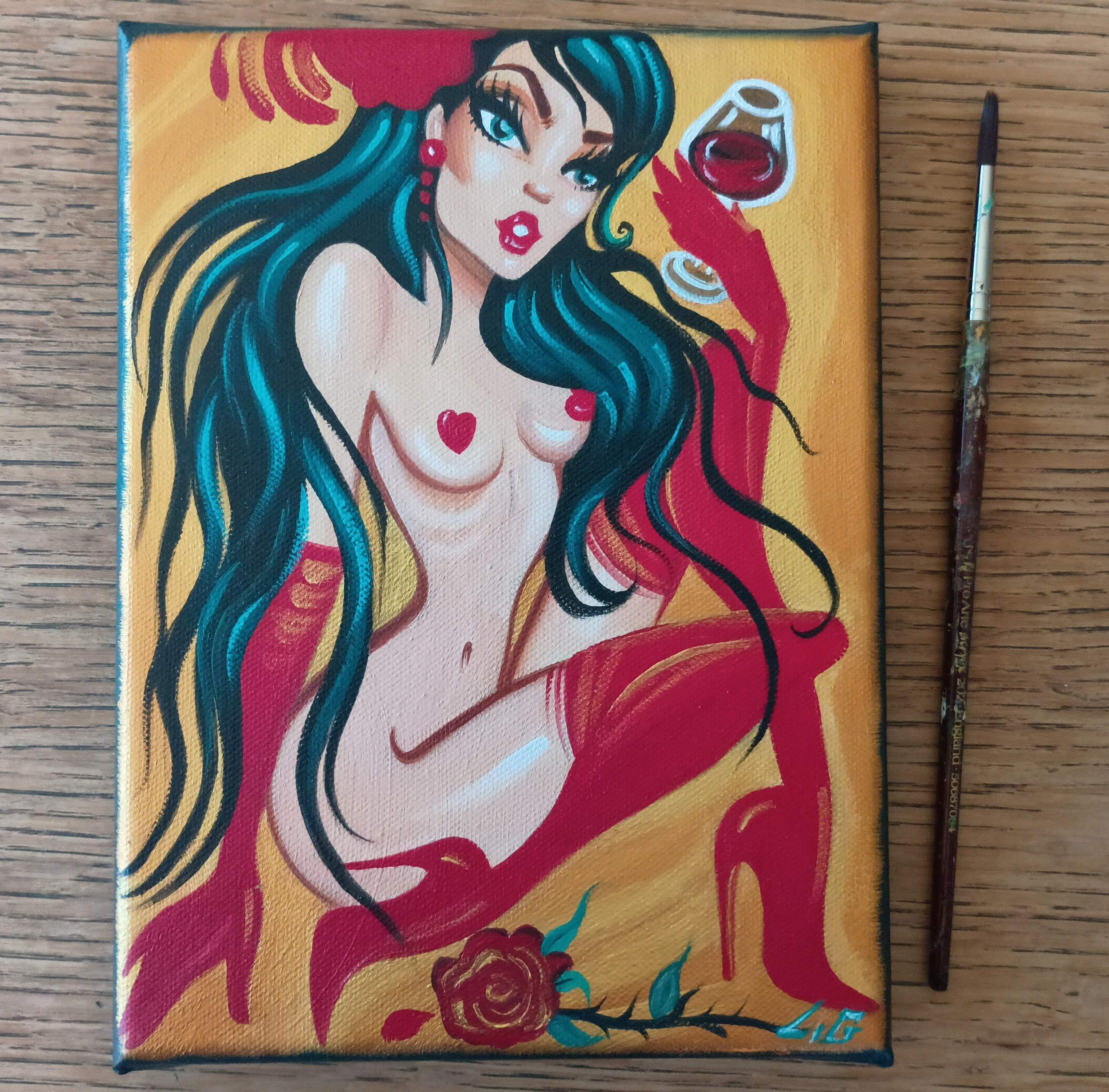 A question of choice 18x24cm