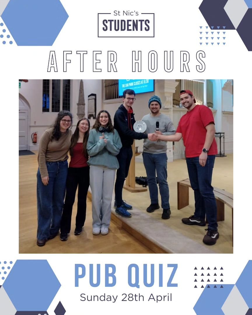 The last Pub Quiz of the term!! You can't miss another fun night led by Will James. This is always a favorite activity with the congregation. Do you want to be the winner of the plate this time?? Prepare yourself!!