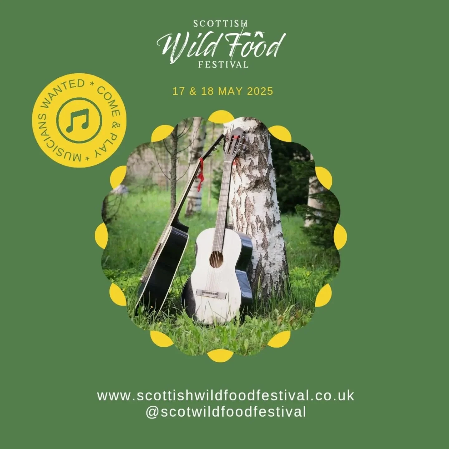 We'd love to have more music around site for next year's festival. If you'd like to bring some tunes and enjoy being part of the bigger event on our lovely site, please get in touch!