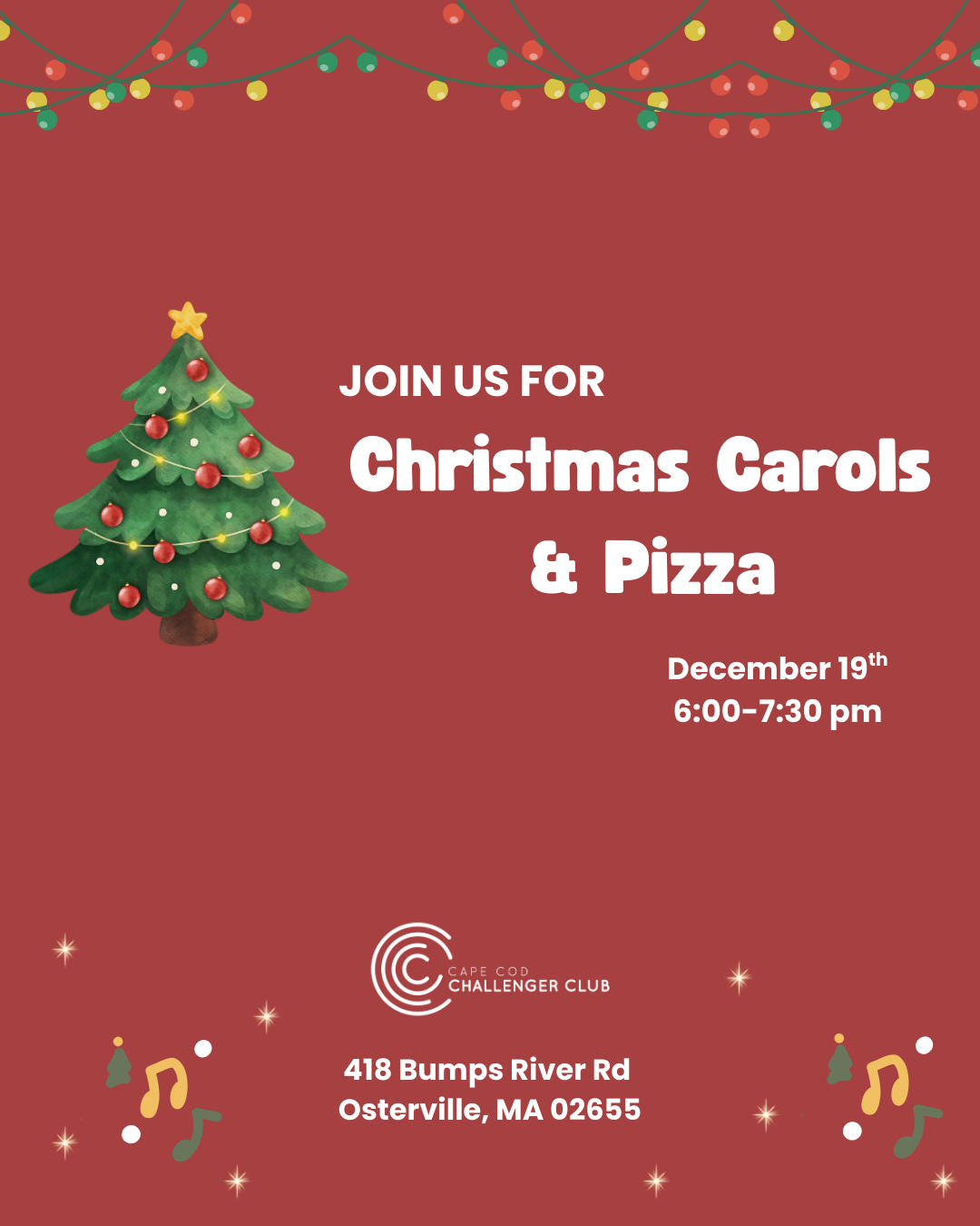 Christmas Caroling & Pizza